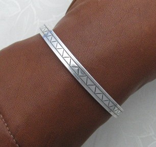 Vintage Bangle Bracelet Sterling Silver