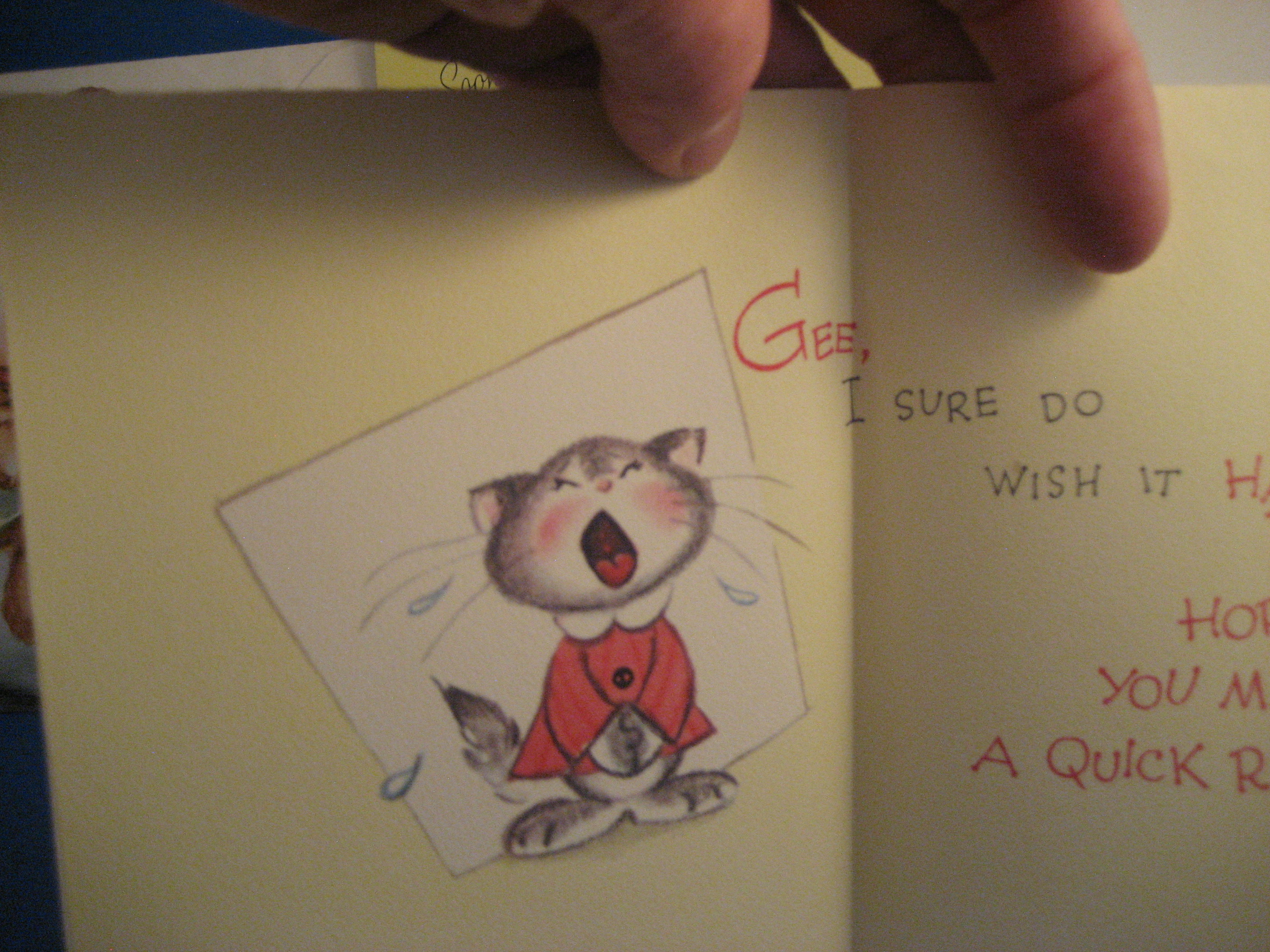 Three Vintage Greeting Cards