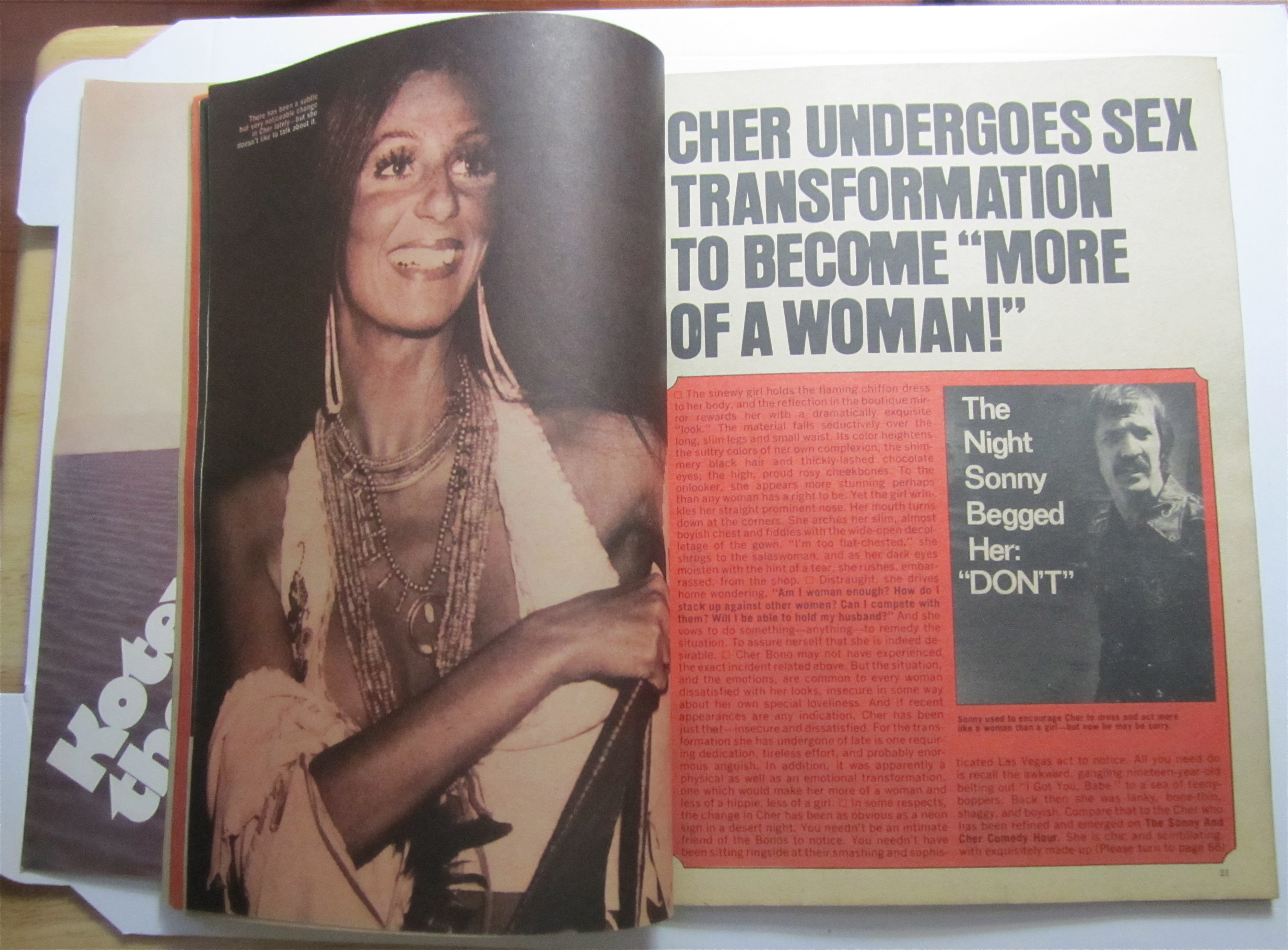 Photo Screen Magazine January 1974 Liz' Secret Wedding