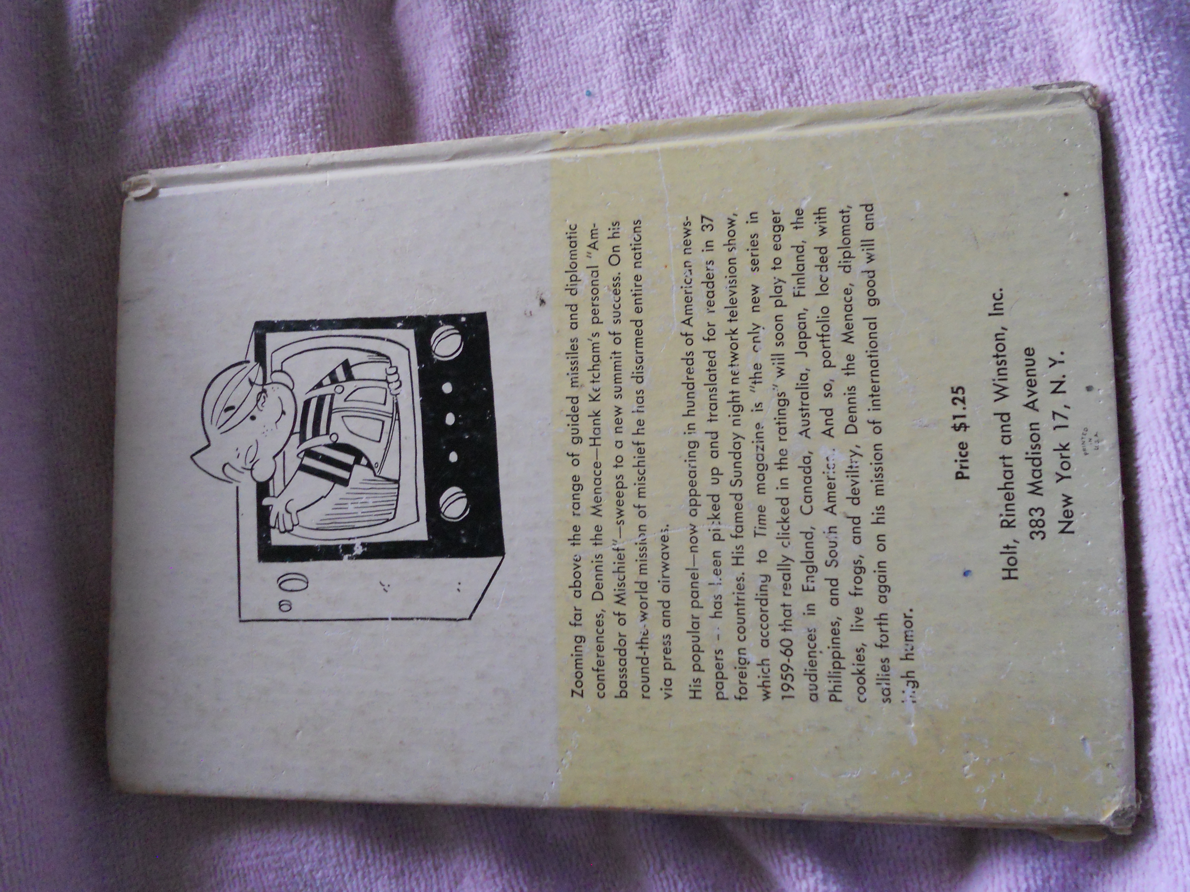 Dennis The Menace AM Ambassardor or Mischief Hank Ketcham 1st ed