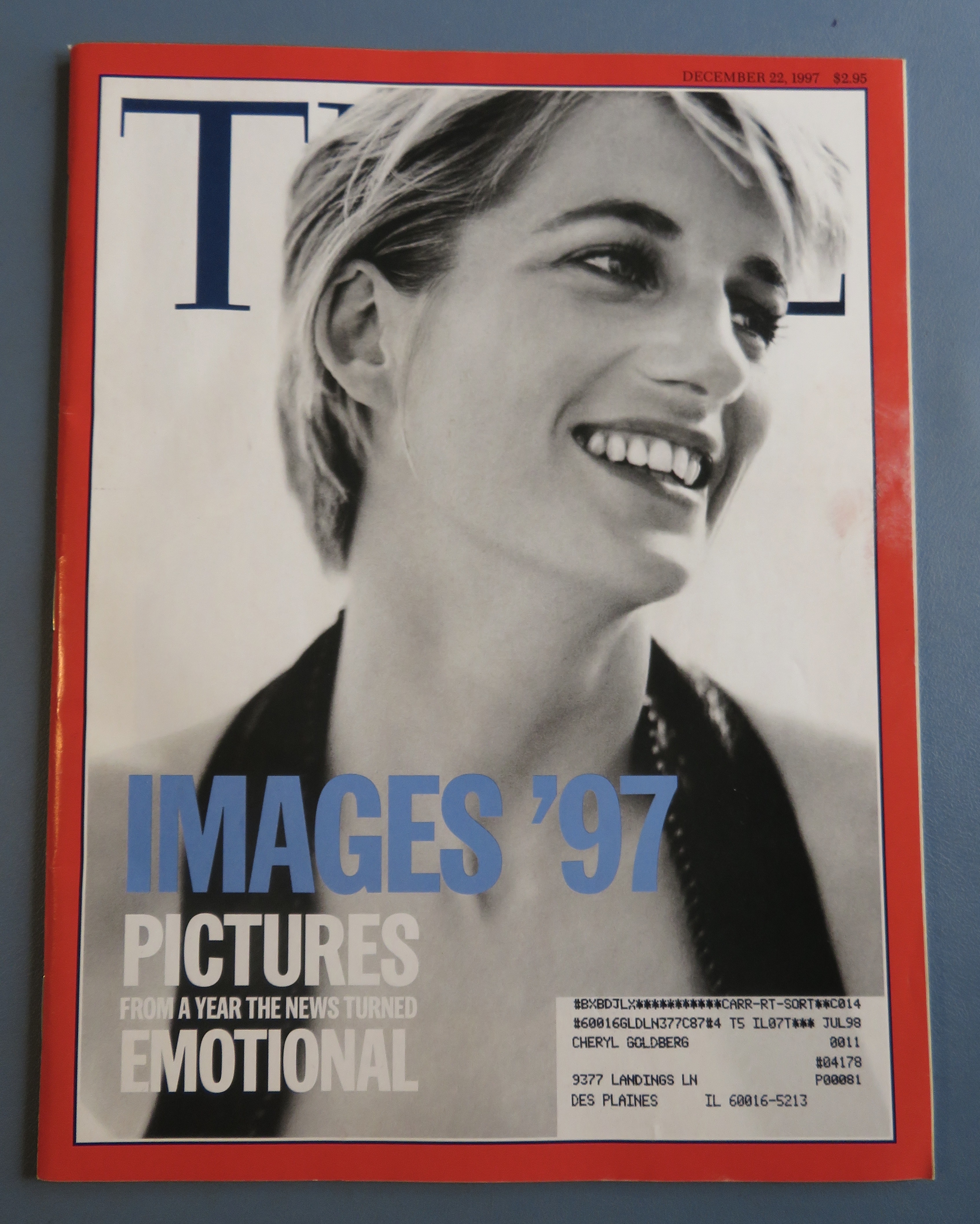 Time Magazine-December 22, 1997-Princess Diana