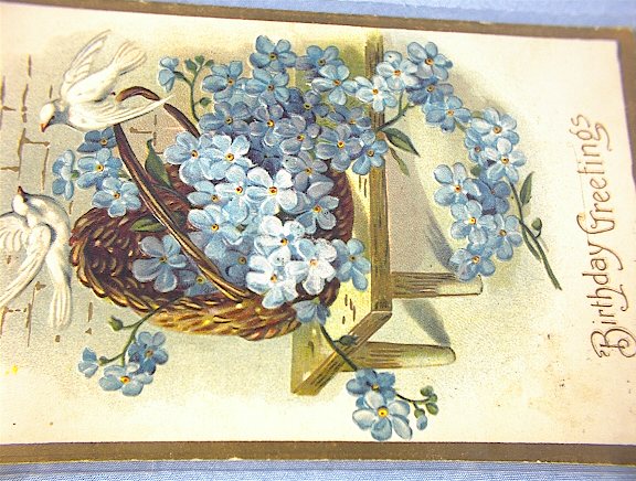 Old Birthday Poscard 1909.