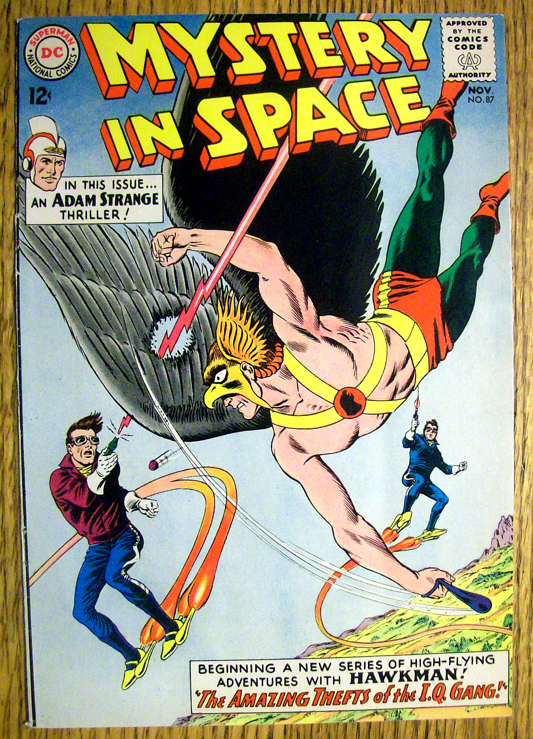 Mystery in Space Comic Cover-November 1963-Hawkman