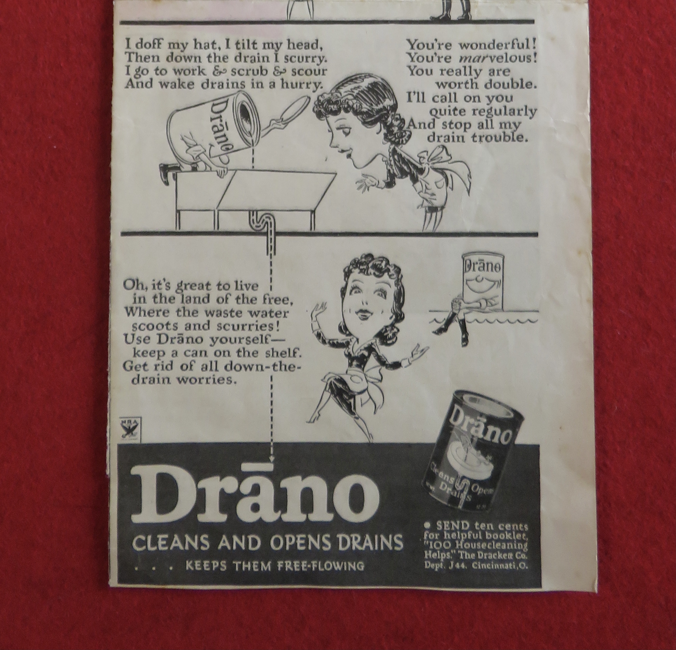 1934 Drano with Alice In Plumber Land