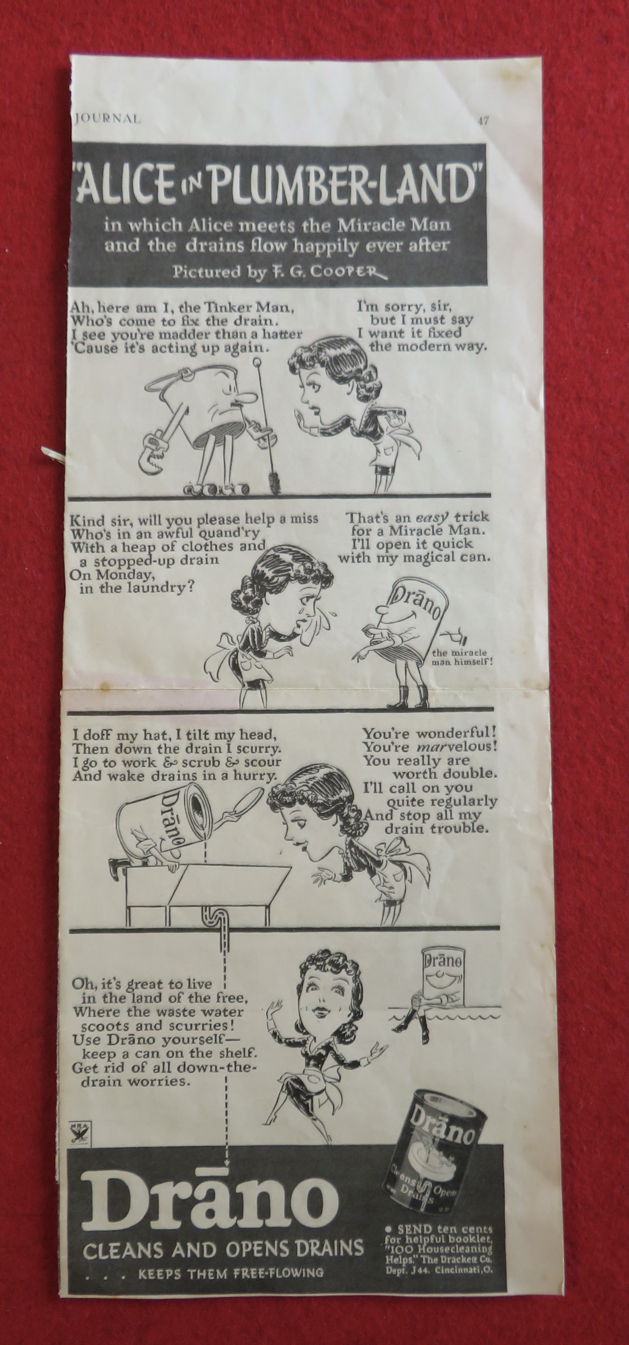 1934 Drano with Alice In Plumber Land