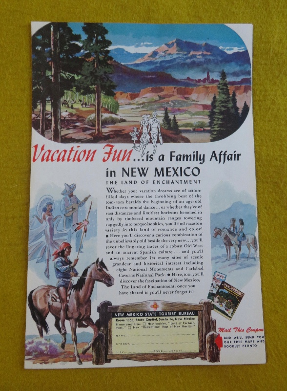 1950 New Mexico With Vacation Fun