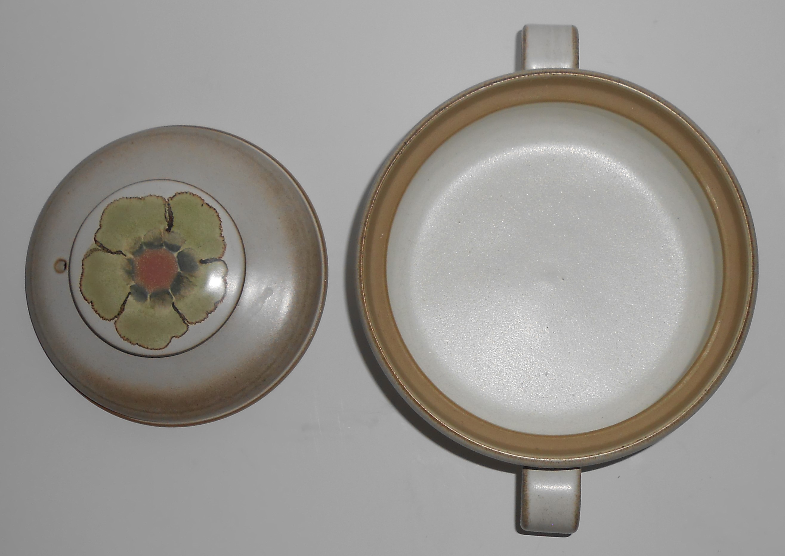 Denby Pottery Stoneware Troubadour 1-1/4 Quart Casserol