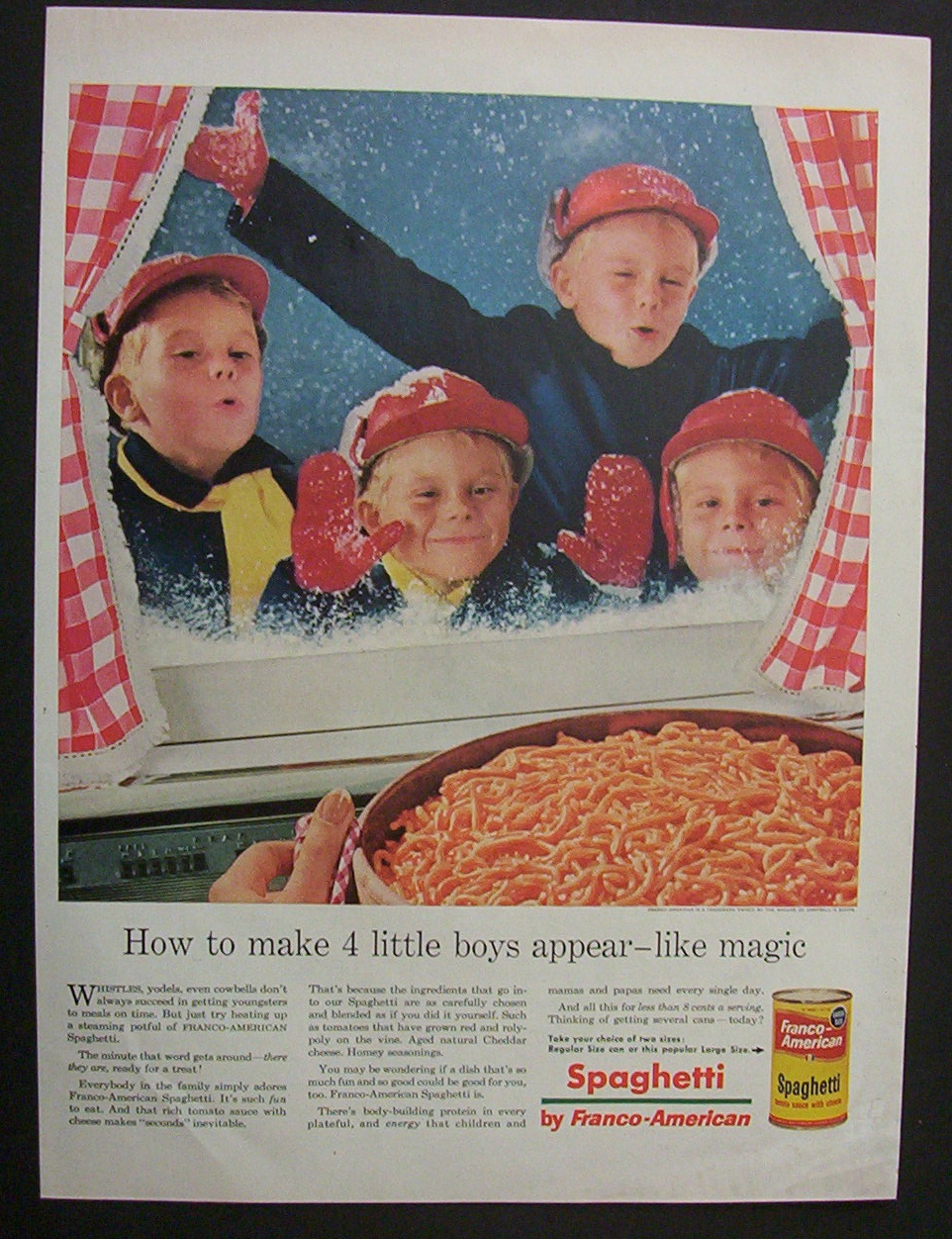 1956  Franco  American  Spaghetti