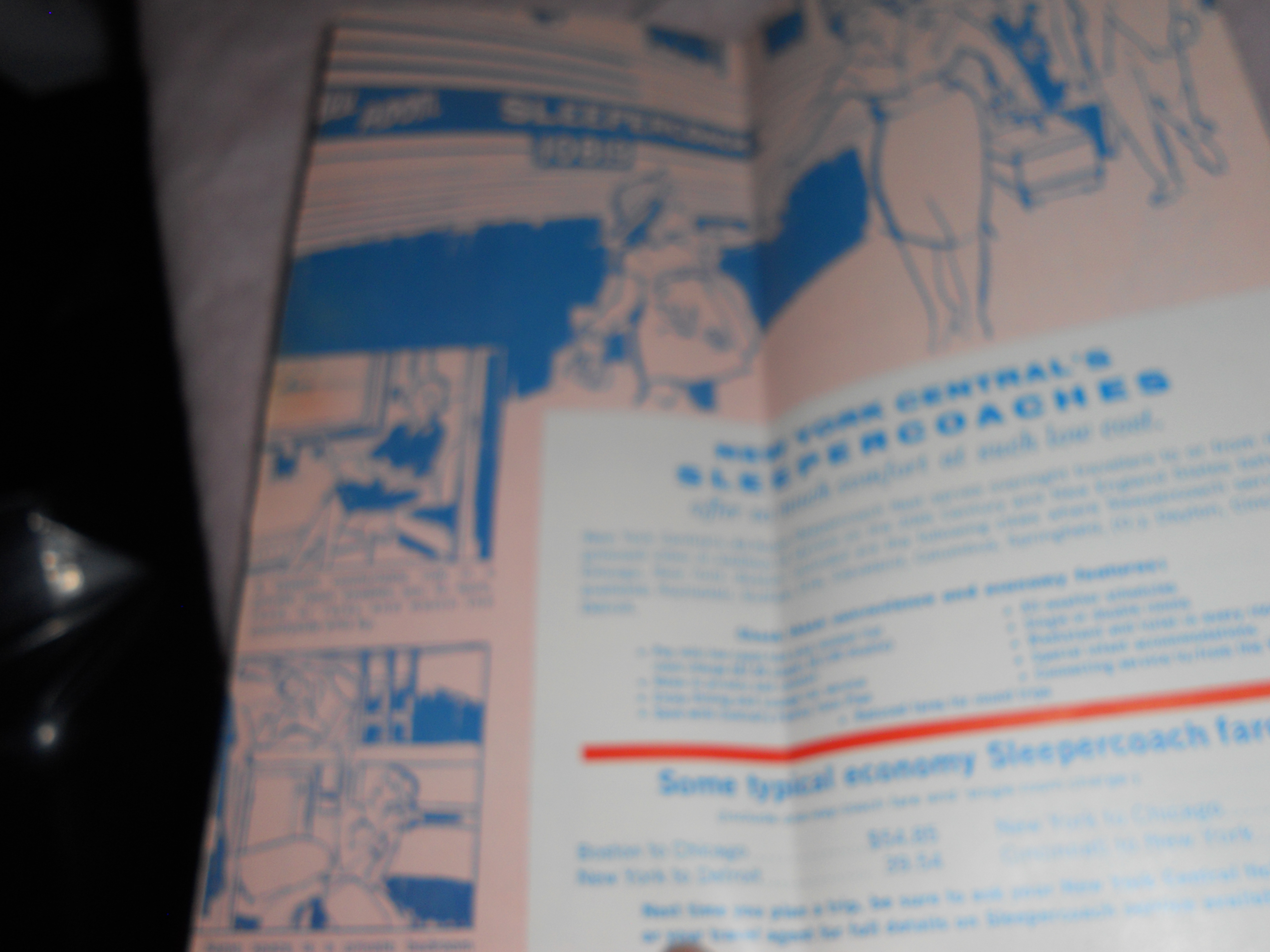 New York Worlds Fair Train Timetable 1965