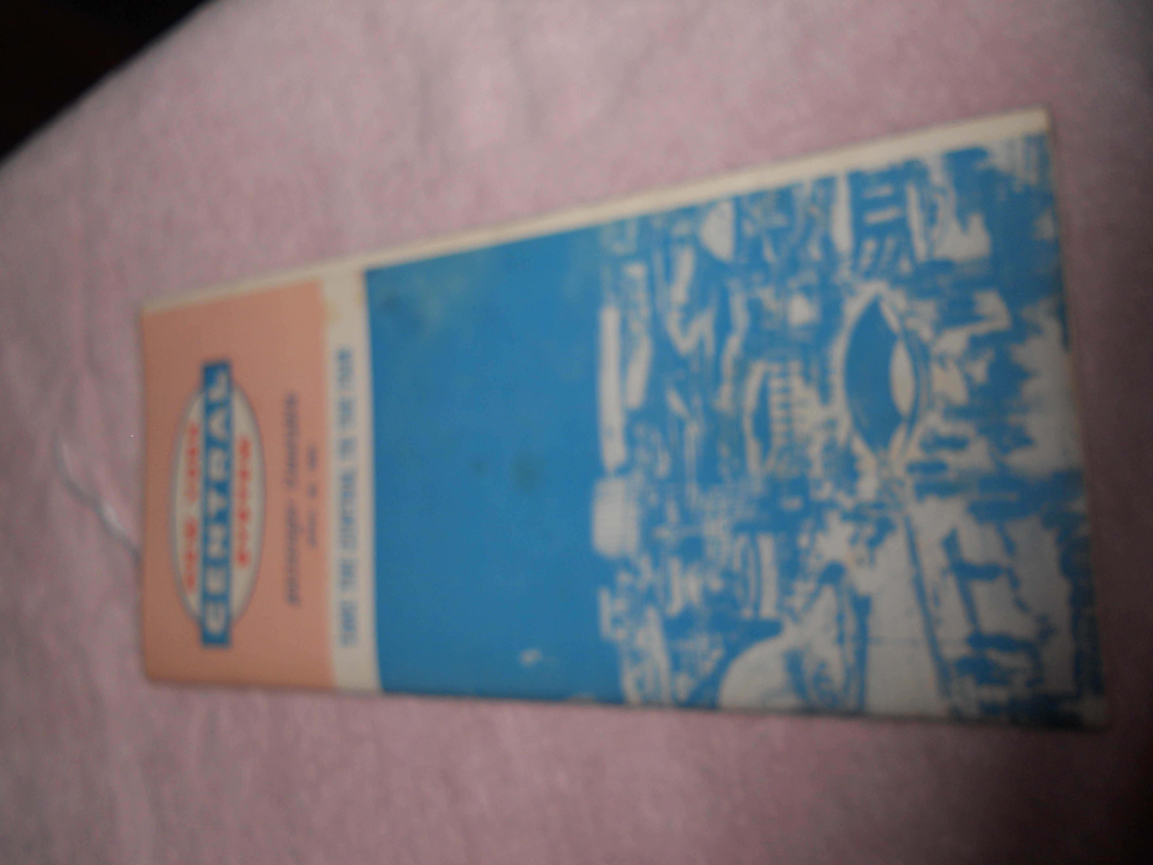 New York Worlds Fair Train Timetable 1965