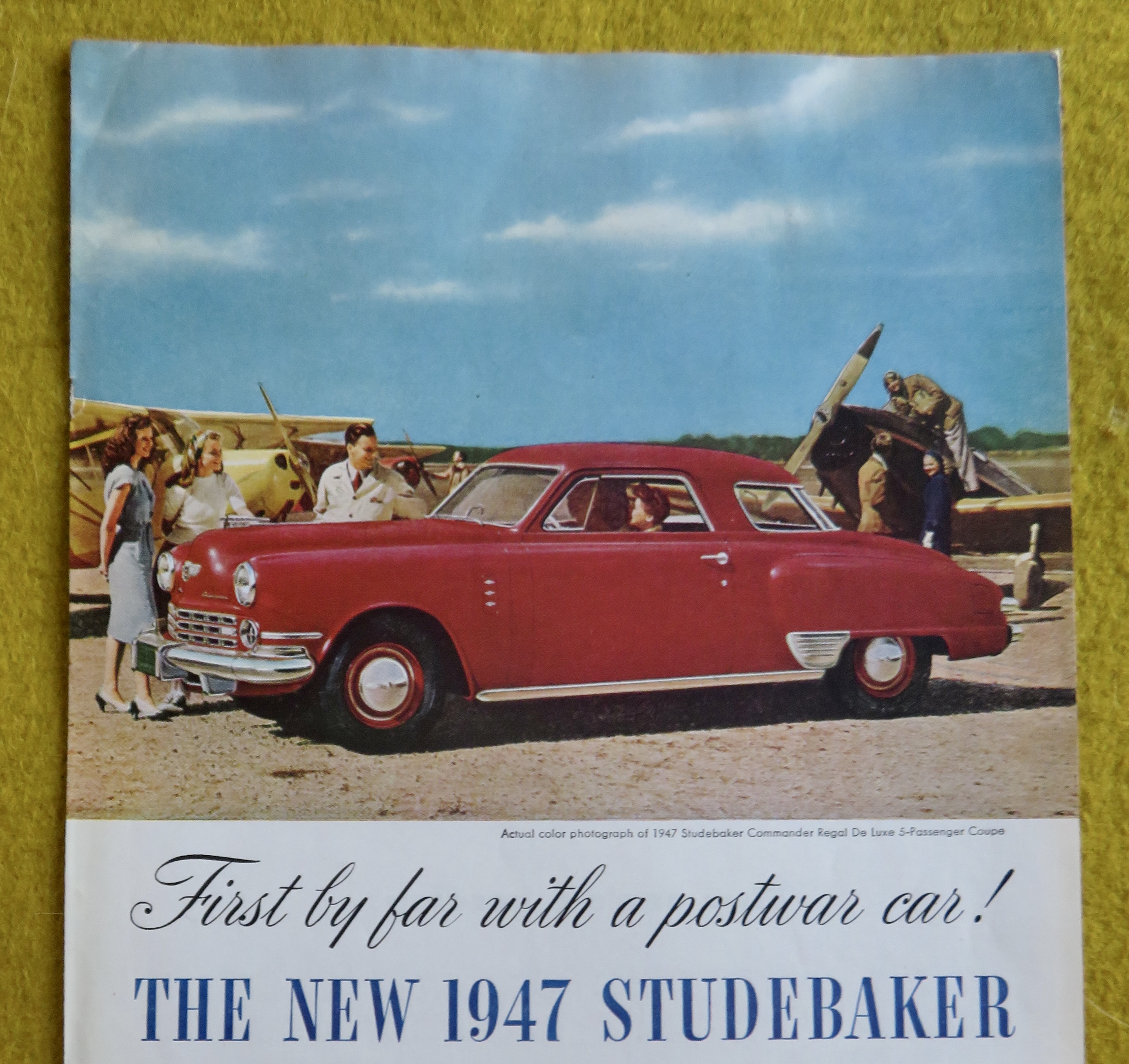 1946 Studebaker Automobile with the Commander Regal