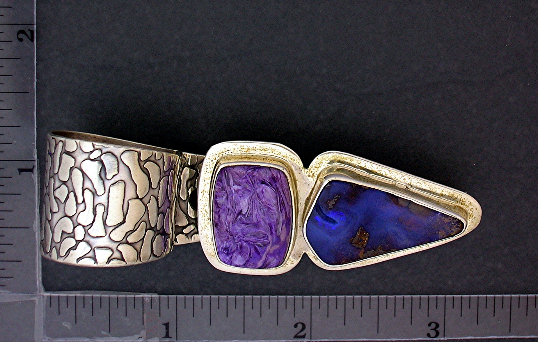 Boulder Opal Charolite Sterling Silver Richard Lindsay