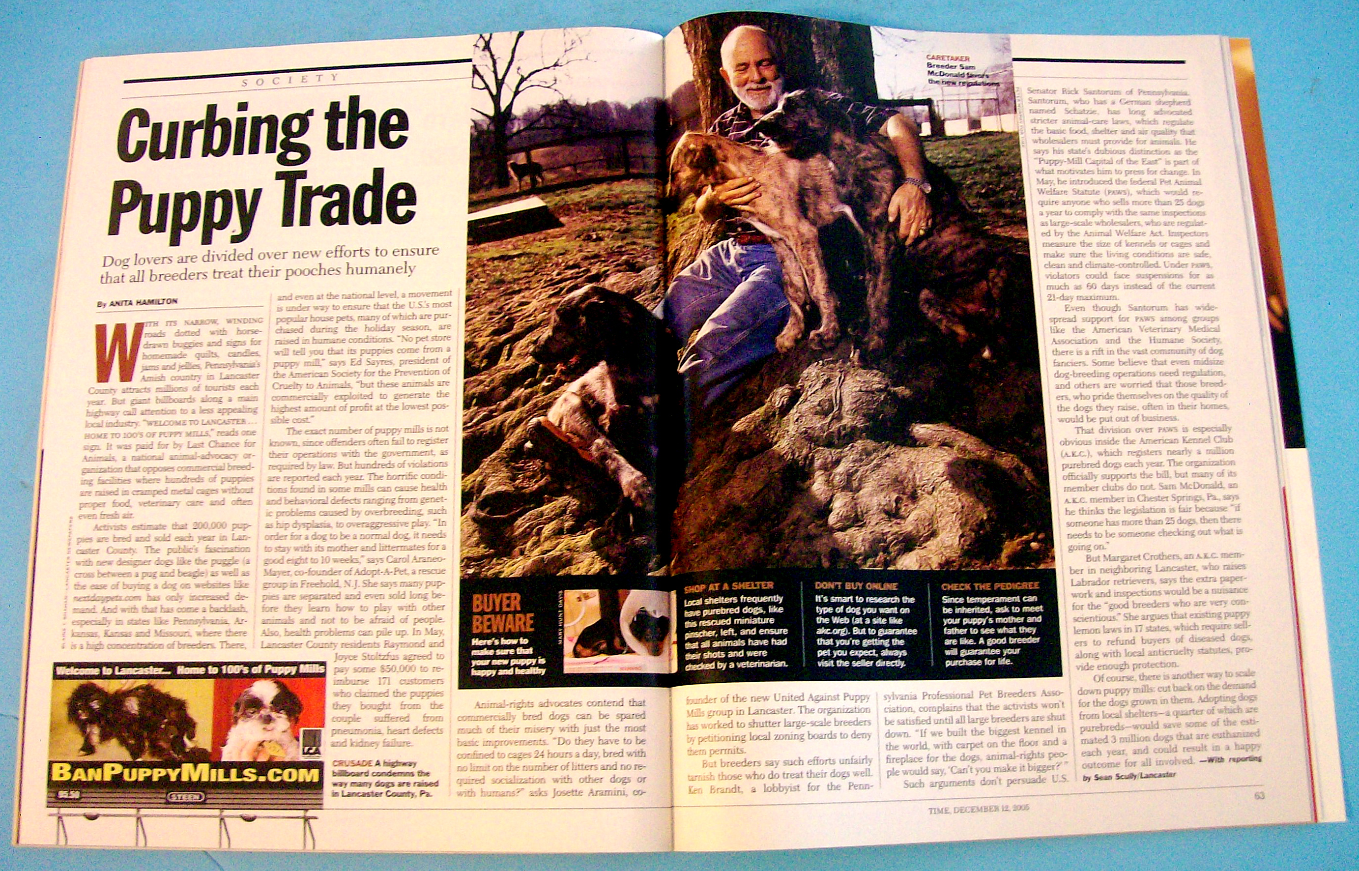 Time Magazine December 12, 2005 Spielberg's Secret