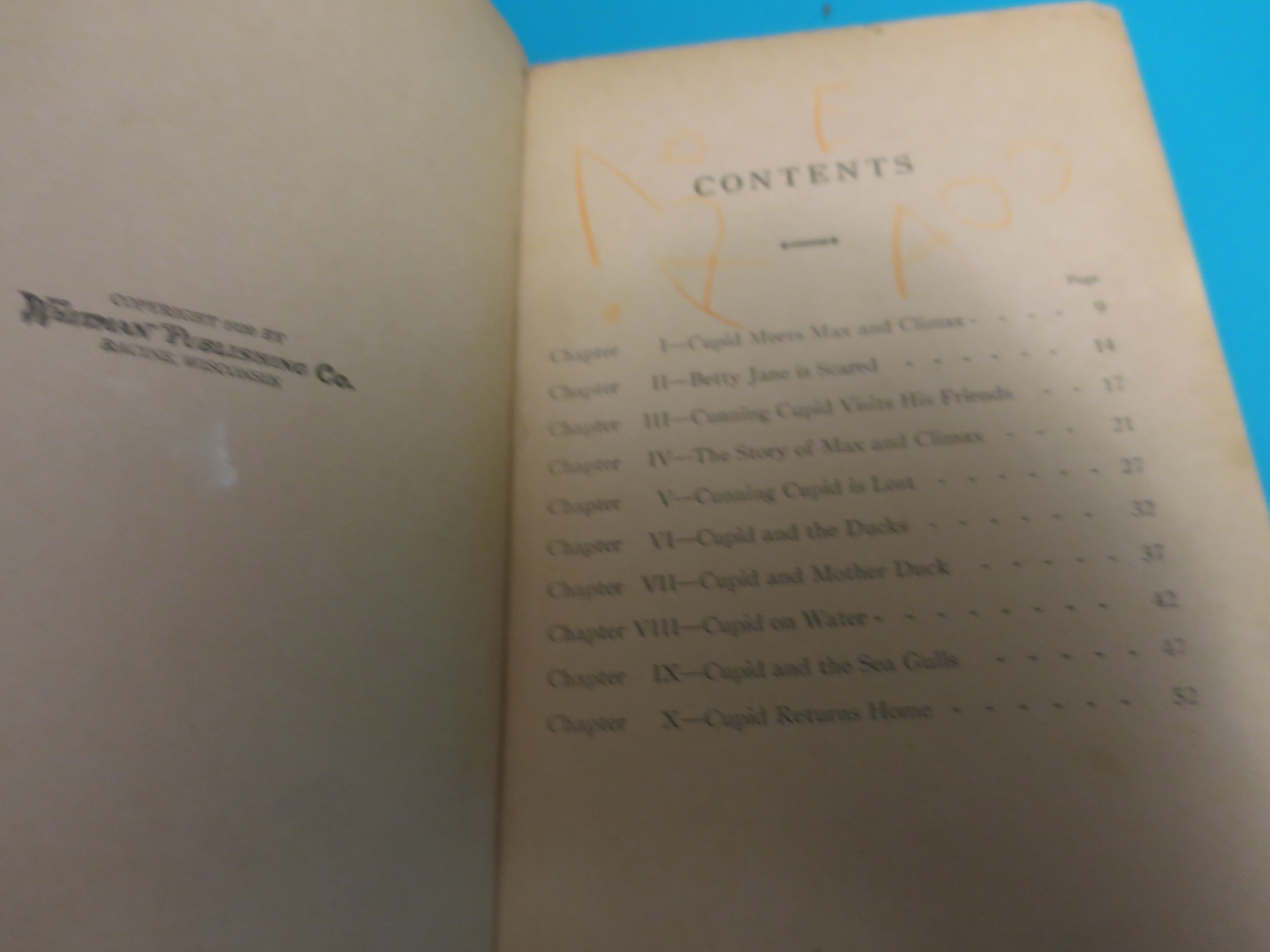 Cunning Cupid Book, Helen Hart, Whitman,1920