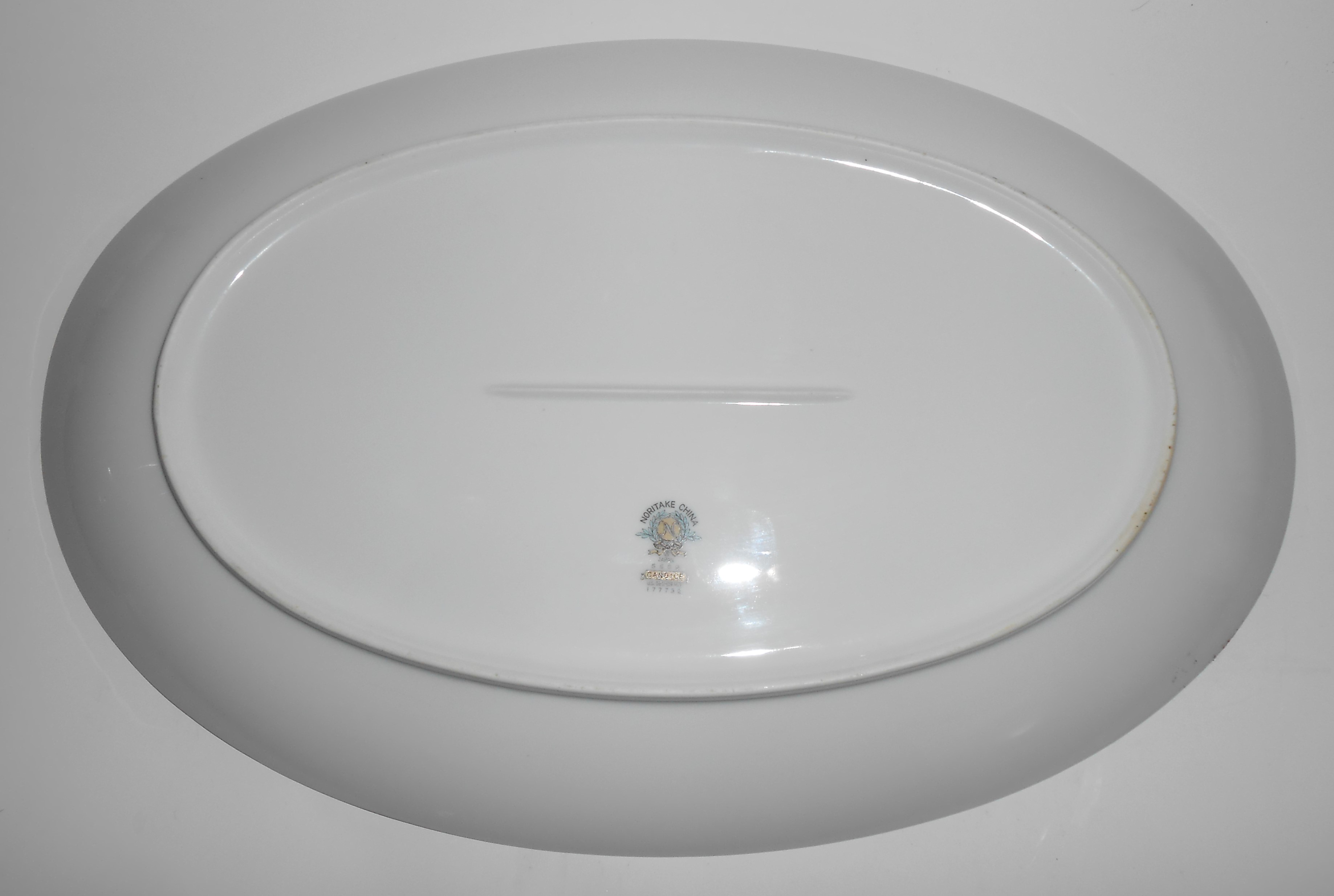 Noritake Porcelain China Candice Pussy Willow Platter