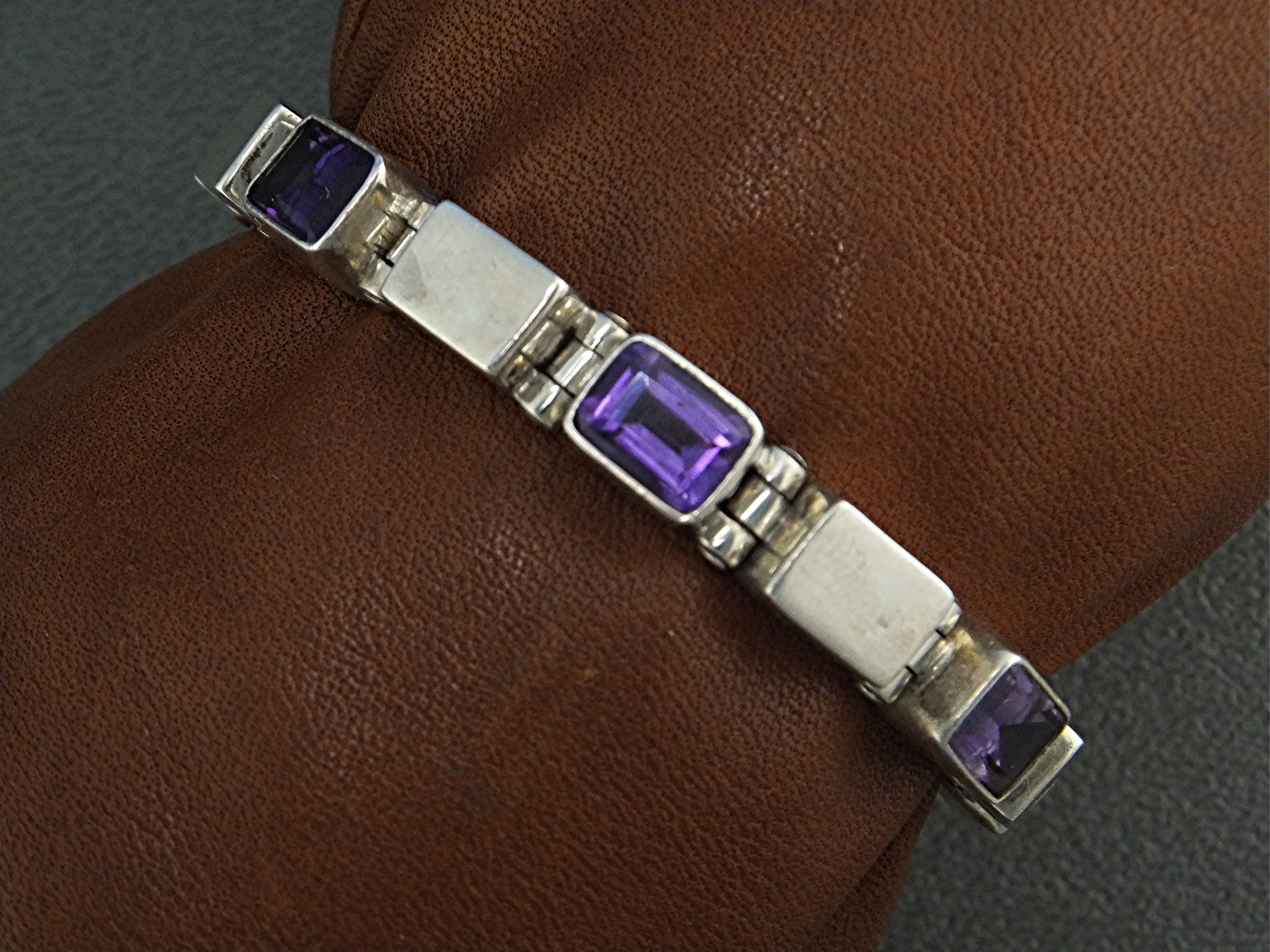 Bracelet Sterling Silver Amethyst Indonesia