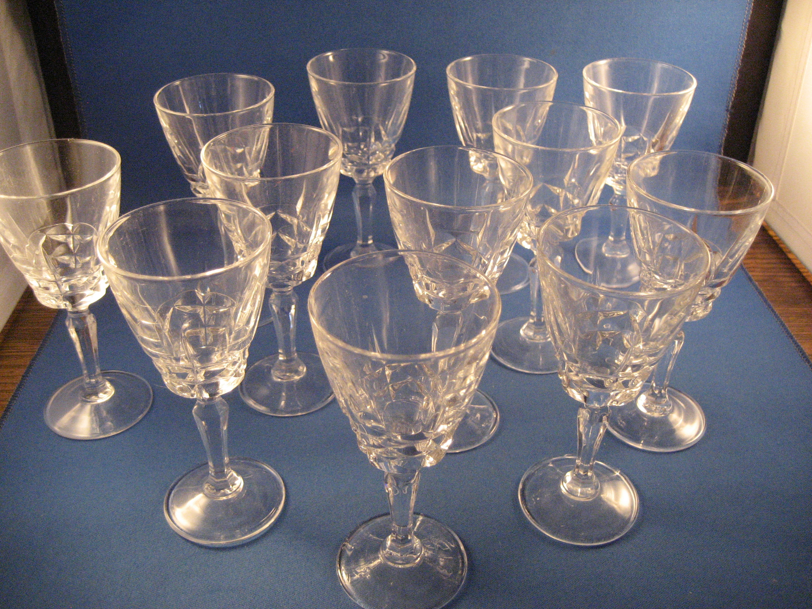 Twelve D'arques Cristal d Arques Liquor Glasses