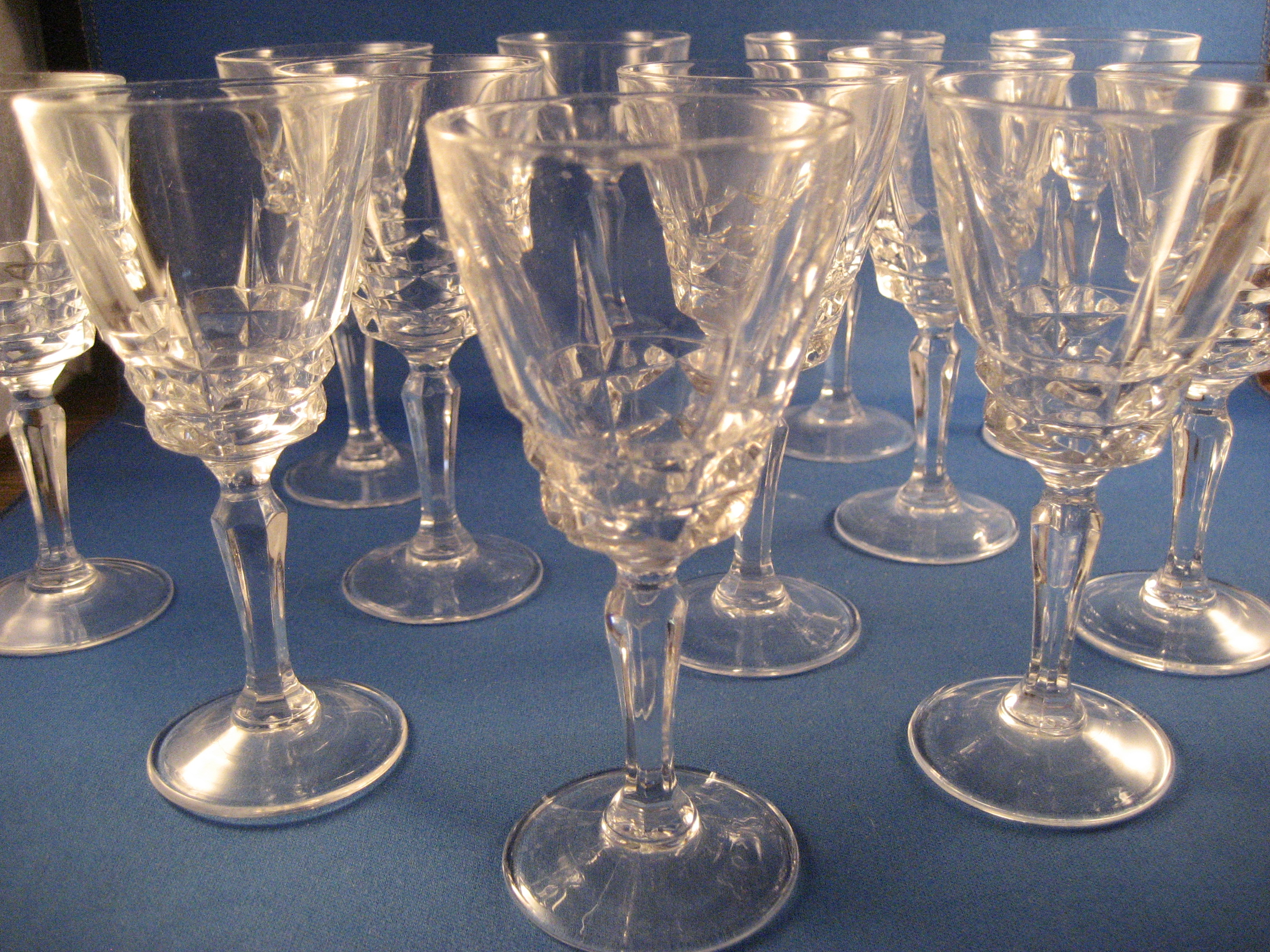Twelve D'arques Cristal d Arques Liquor Glasses