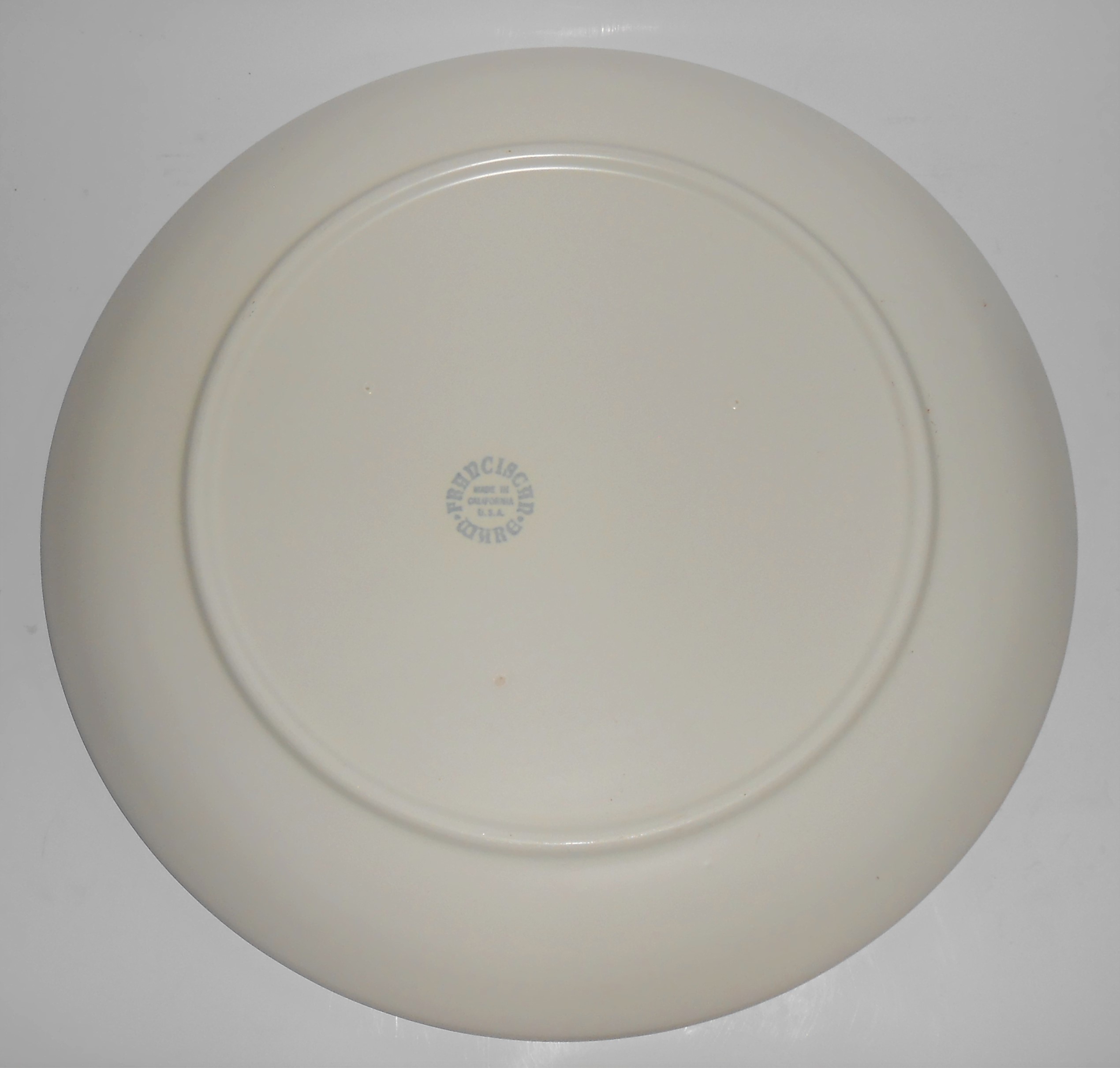 Catalina Pottery Rancho Ware Duotone Pastel Blue/Ivory