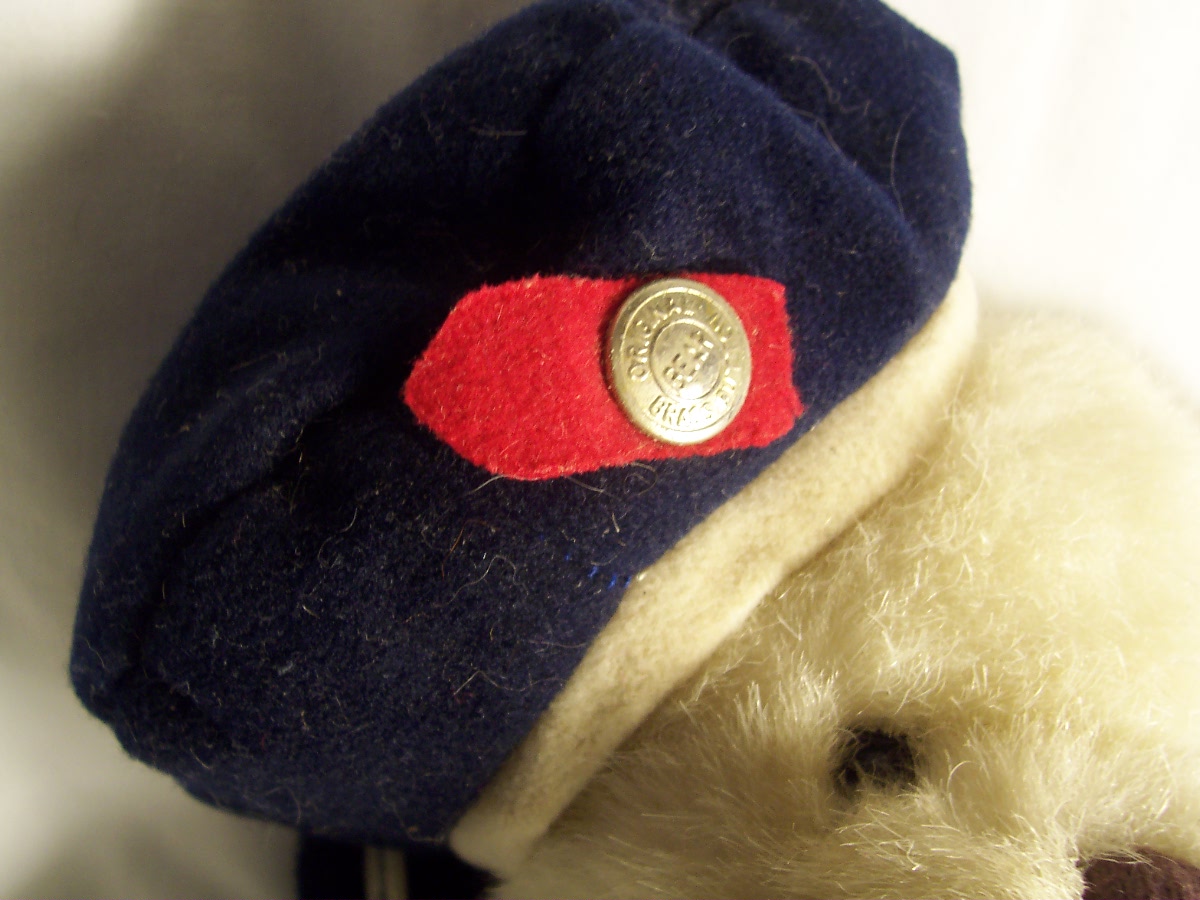 Brass Button Bear Taylor Original