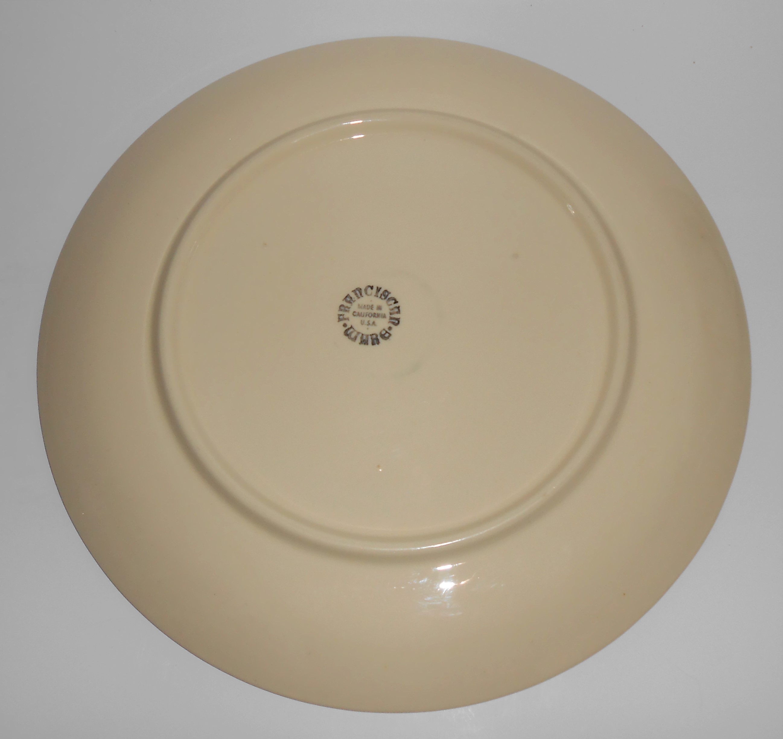Franciscan Pottery Padua Chop Plate