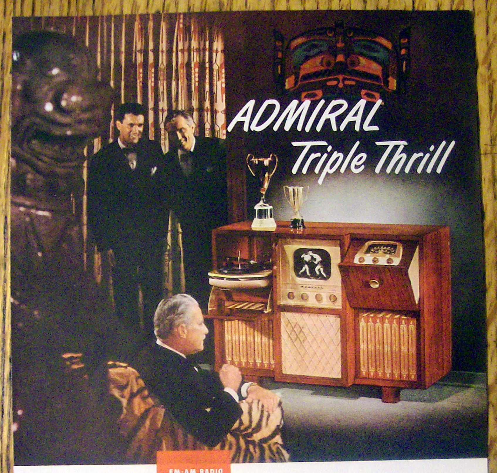 1948 Admiral Triple Thrill w/a Two Speed Phonograph
