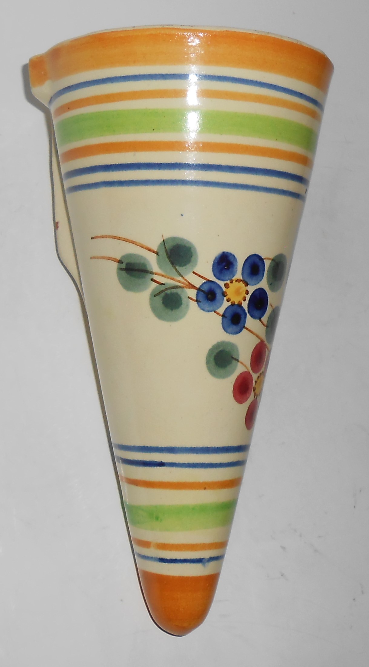 Peters And Reed Art Pottery #34 Florentine Wall Pocket