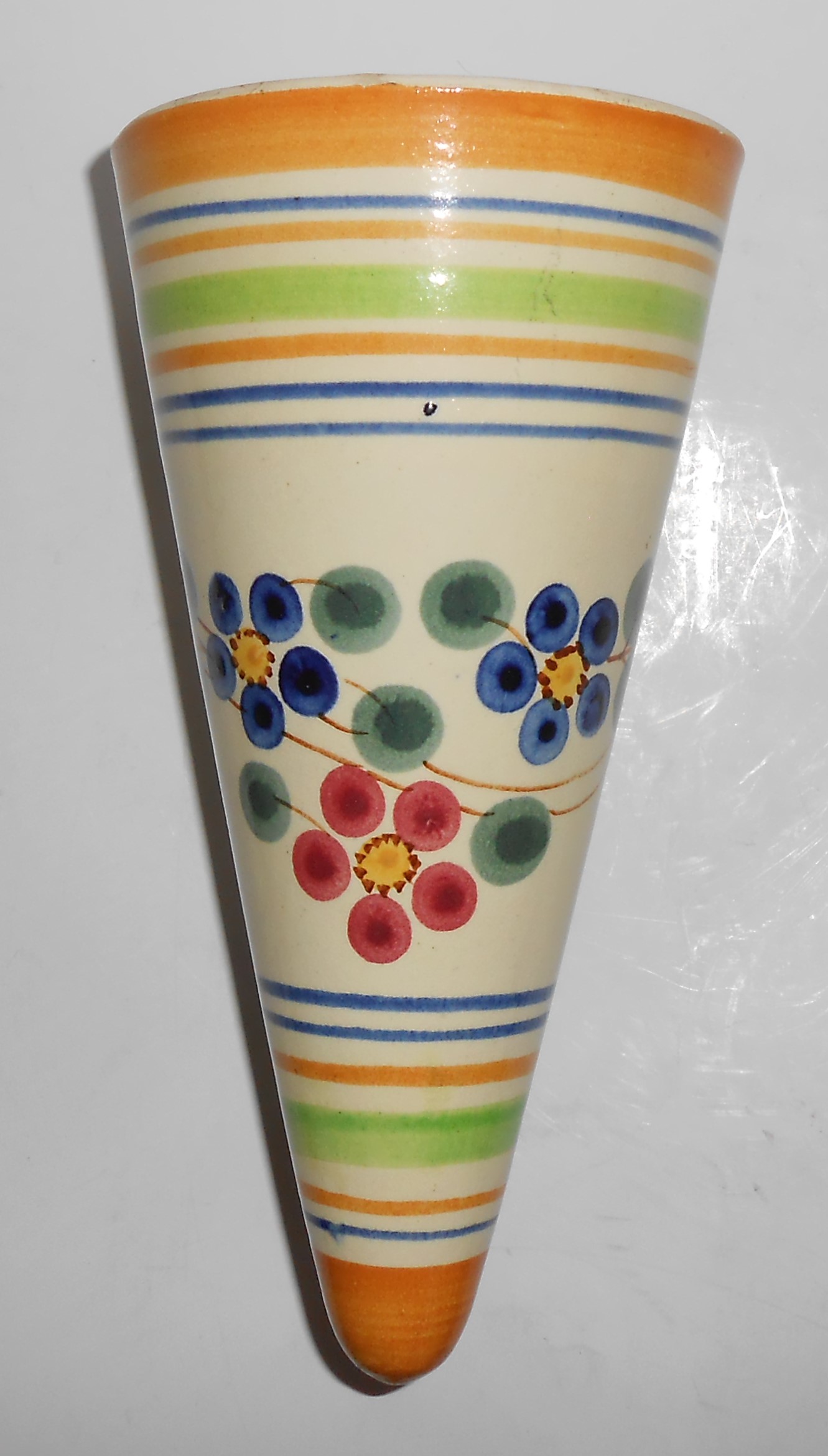 Peters And Reed Art Pottery #34 Florentine Wall Pocket