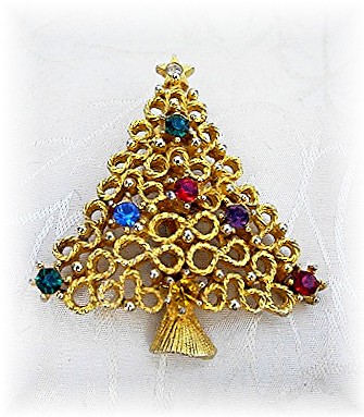 Brooch Pin JJ Christmas Tree