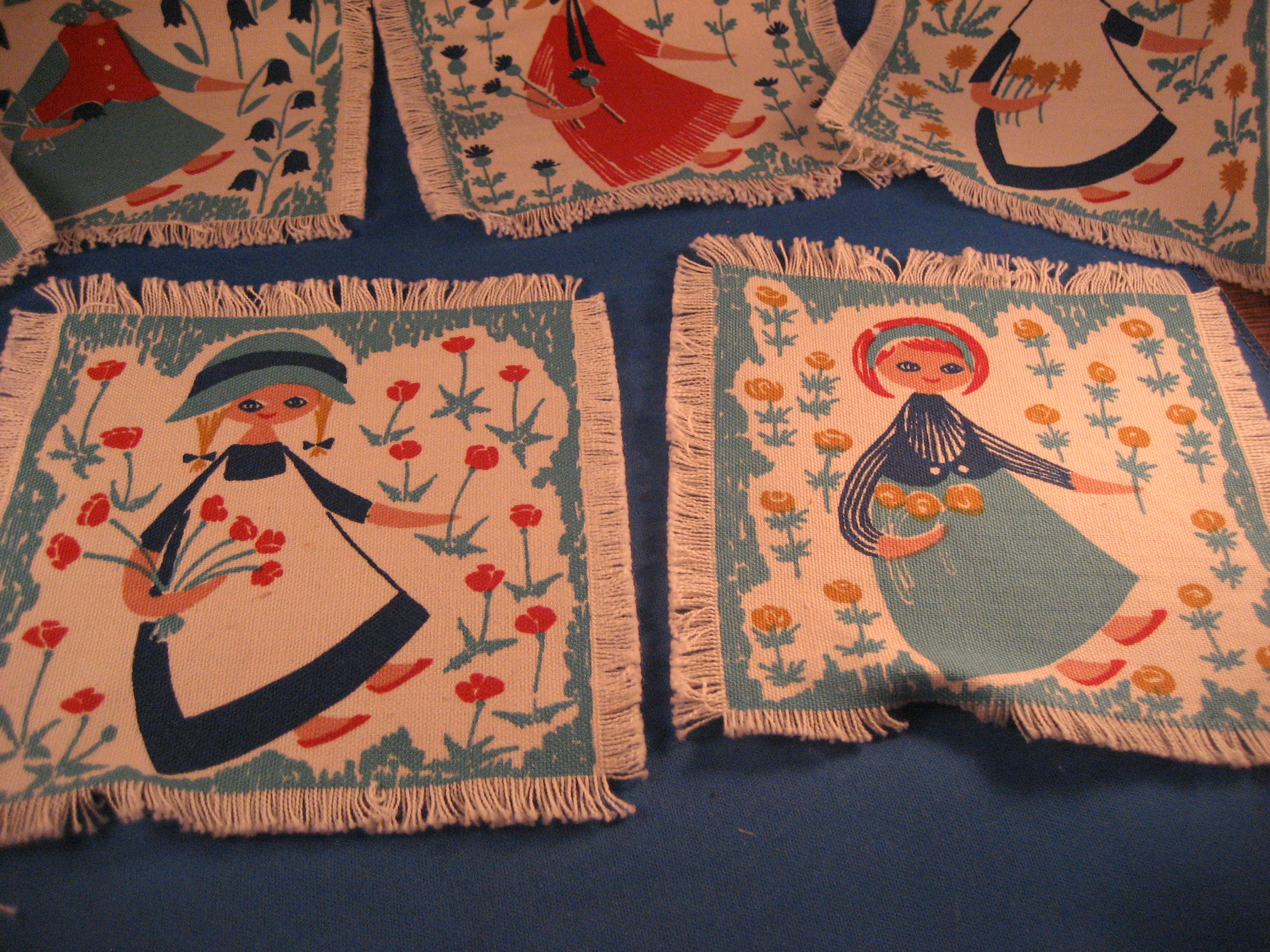 Six Cloth Coasters