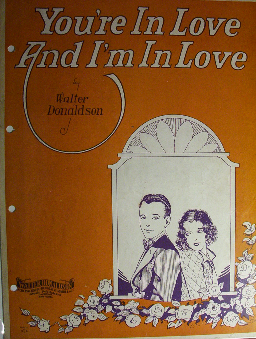 Sheet Music For 1928 You're In Love And I'm In Love