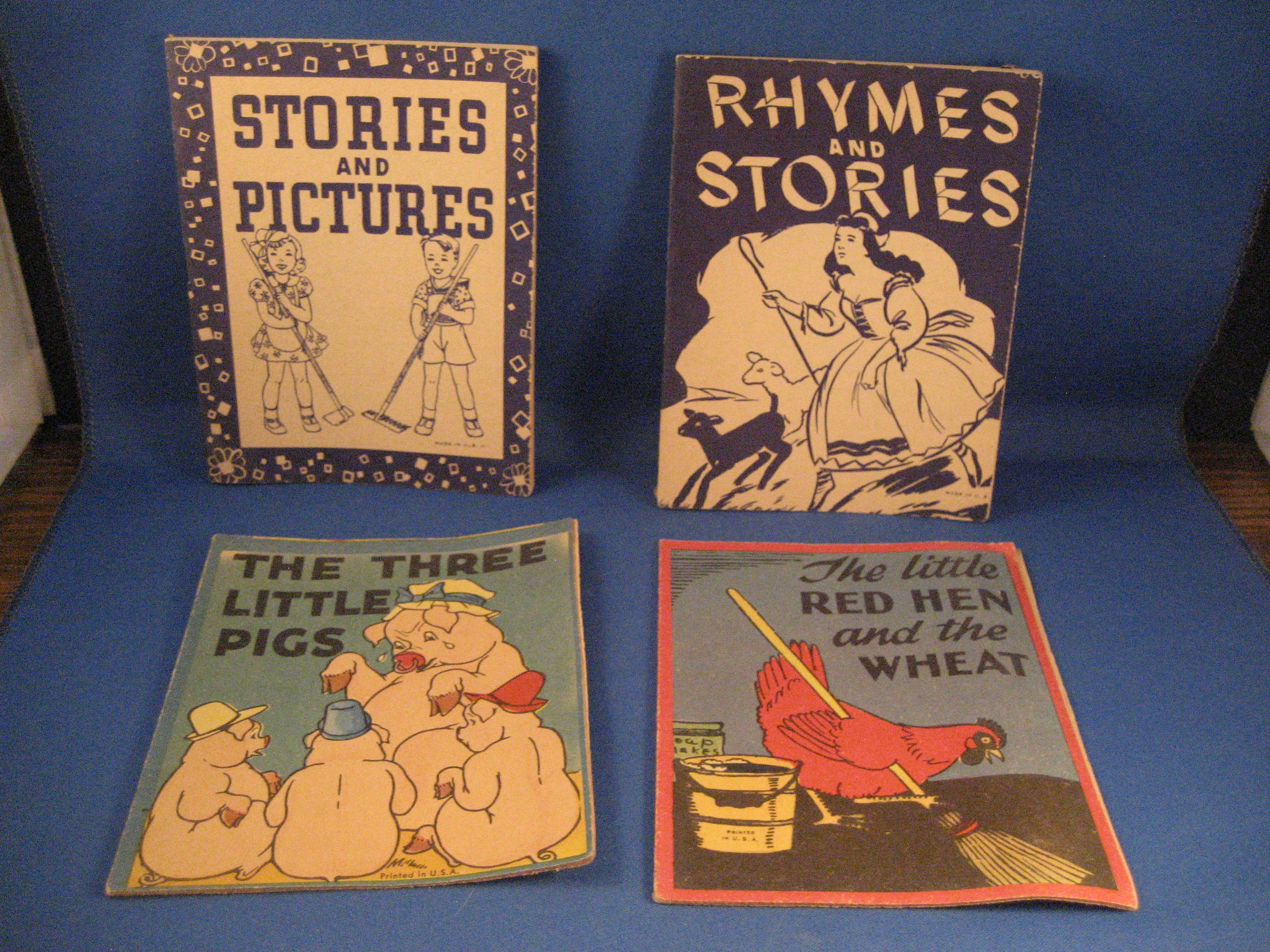 Four Vintage Give A Way Books