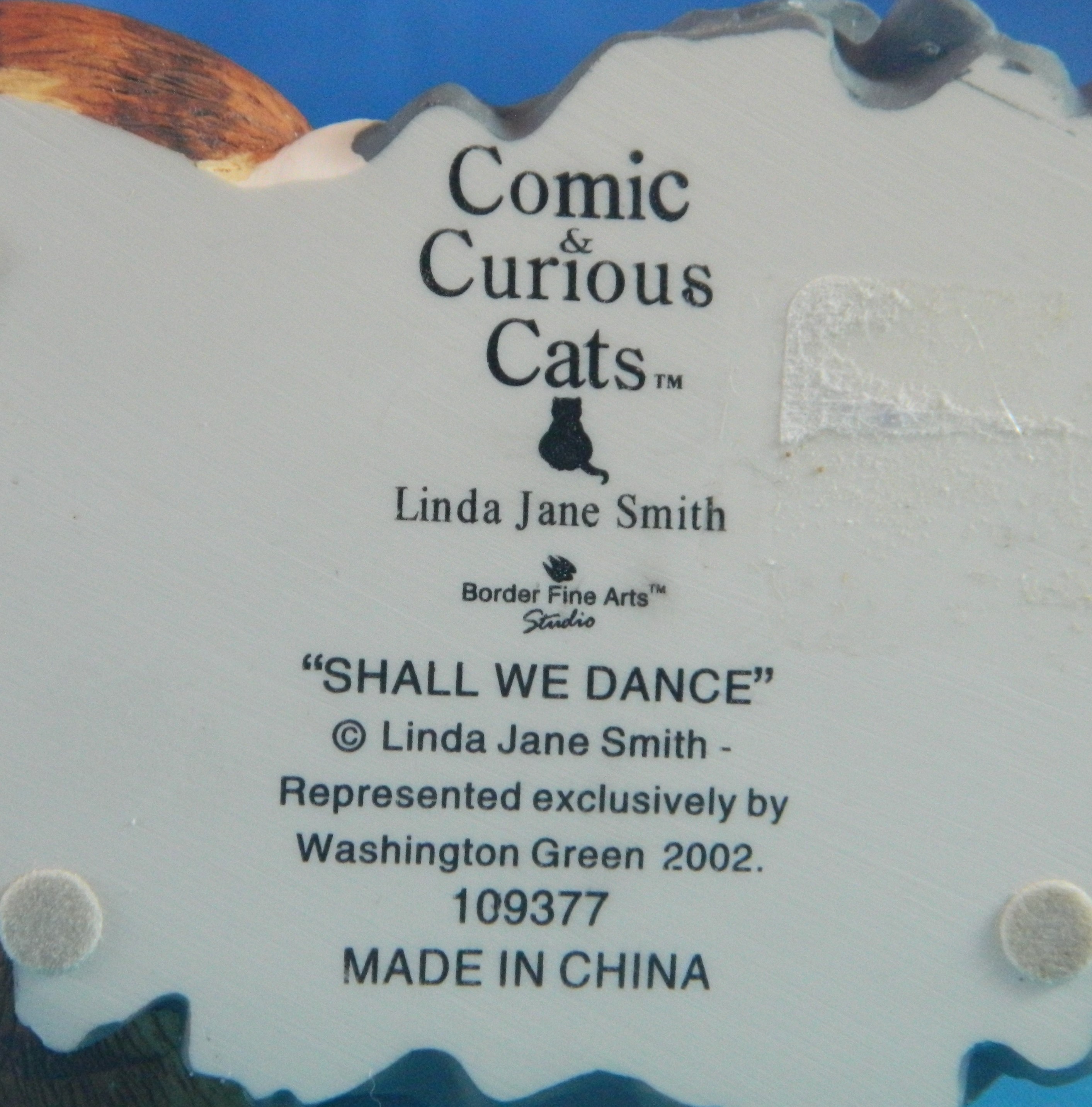Border Fine Arts Shall We Dance Cat w/Scarf & Shoe