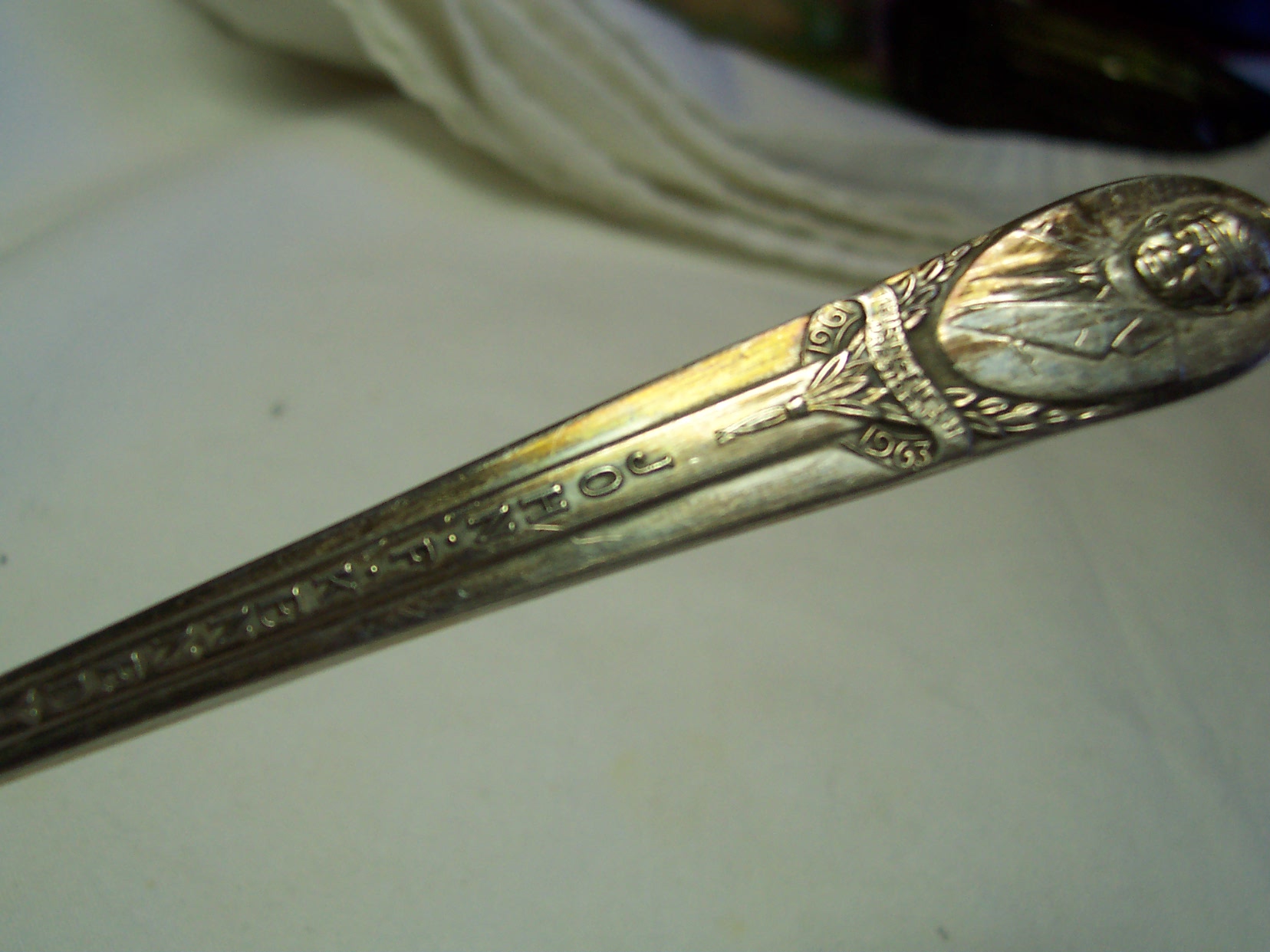 John F. Kennedy Souvenir Spoon, Rogers