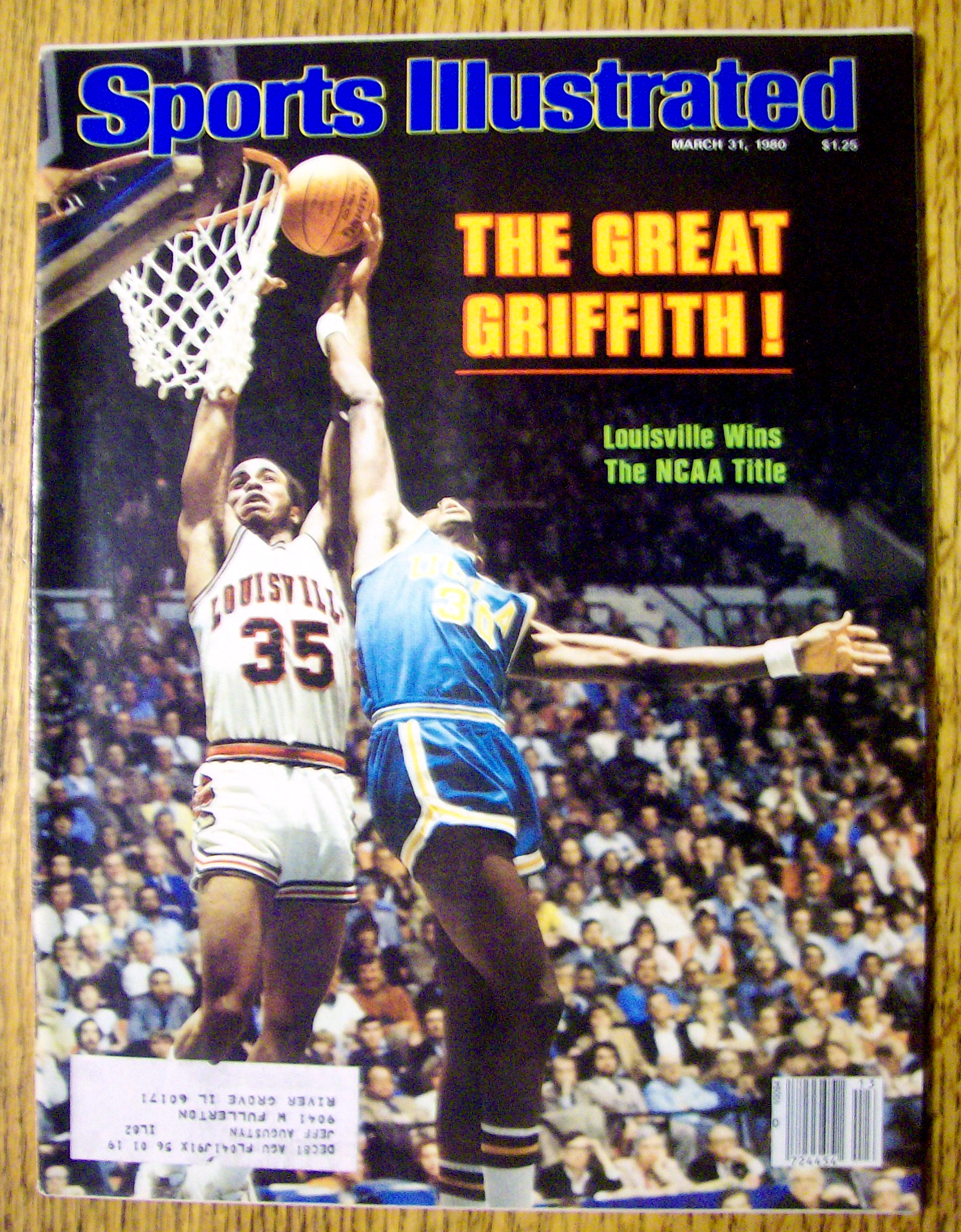Sports Illustrated Magazine-March 31, 1980-NCAA Title