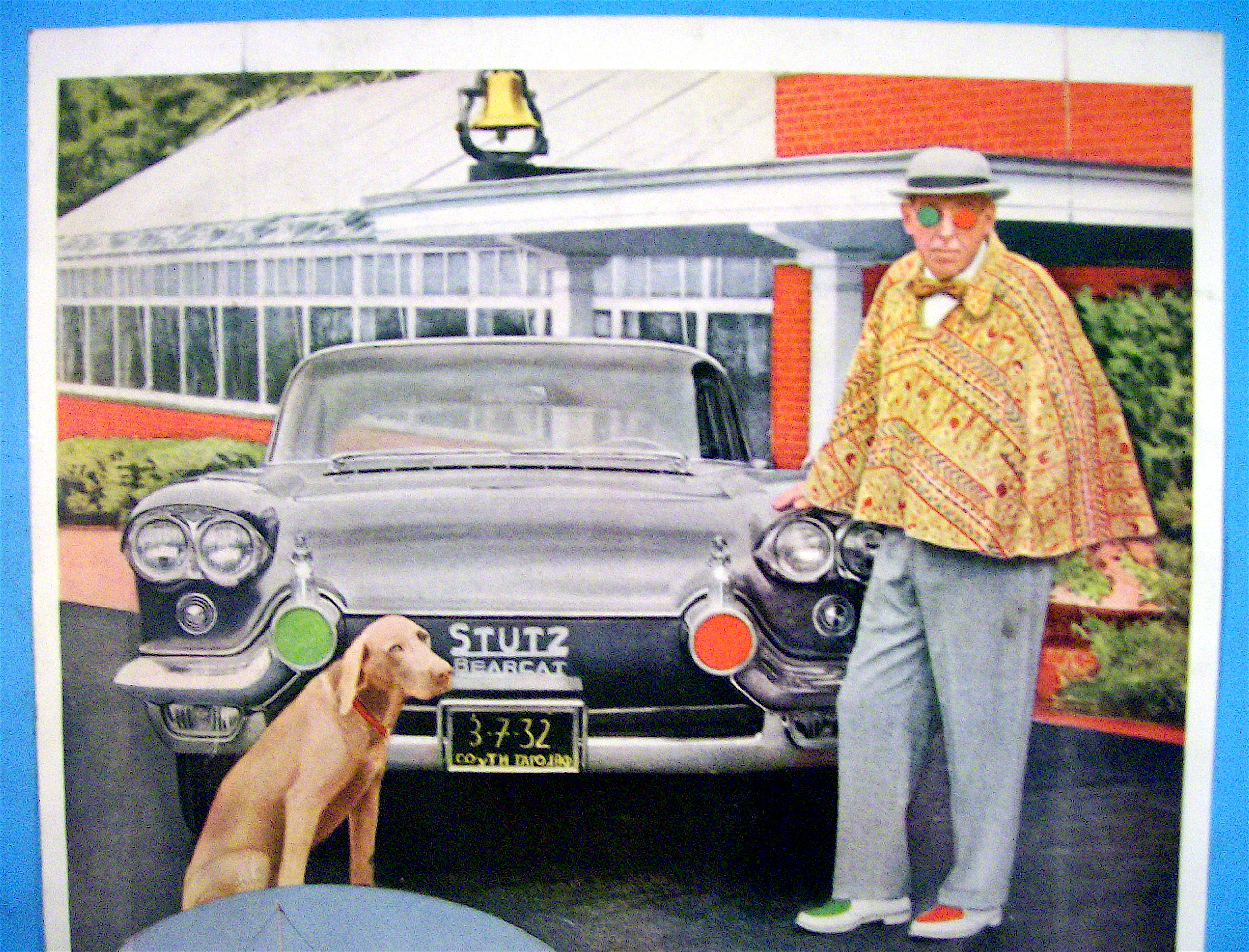 1958 Springmaid Fabrics with Famous Sports Car Buff
