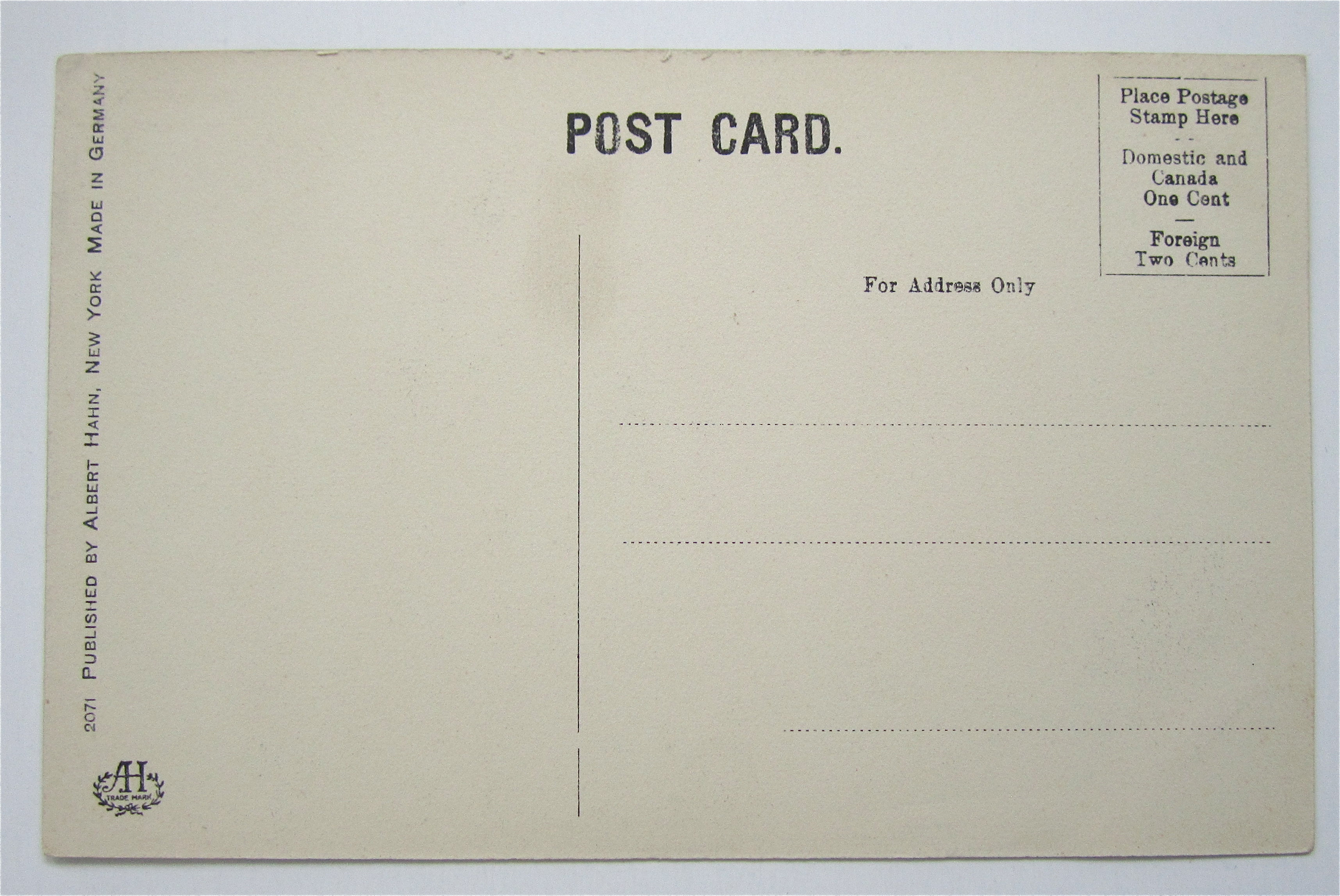 Pierson Hall Postcard (New Haven, Conn)