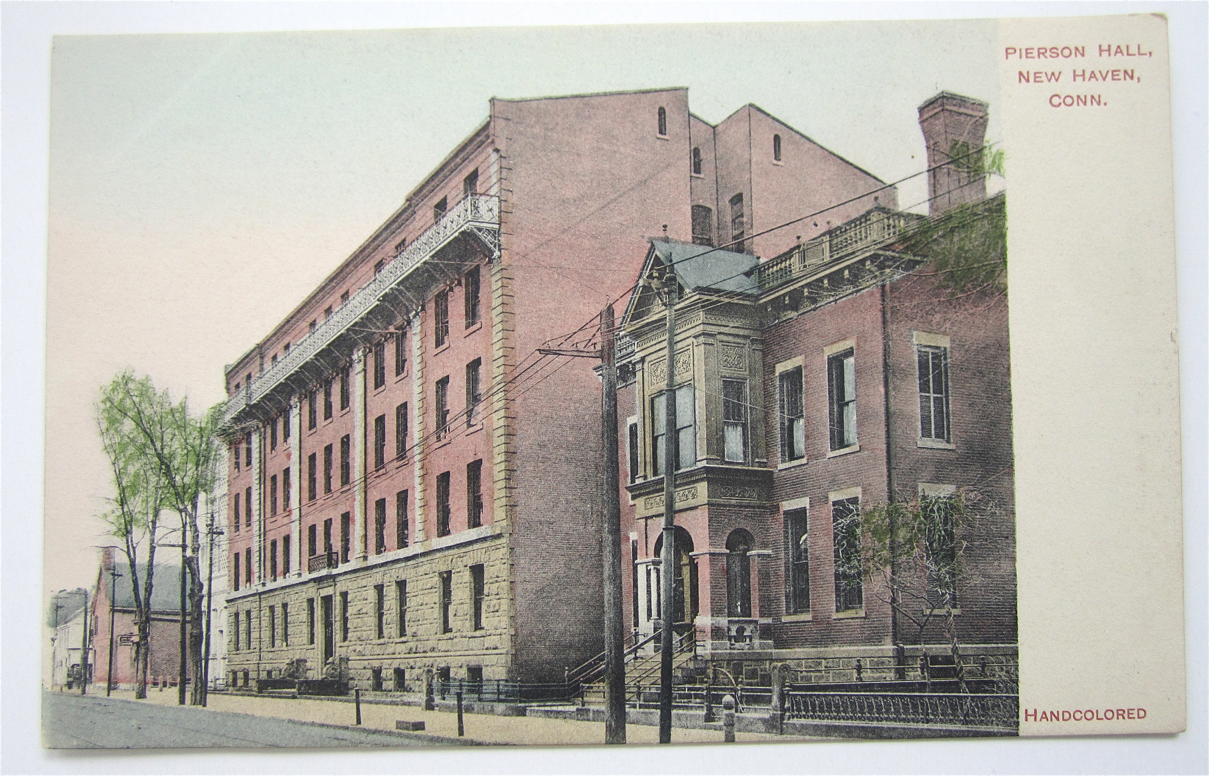 Pierson Hall Postcard (New Haven, Conn)