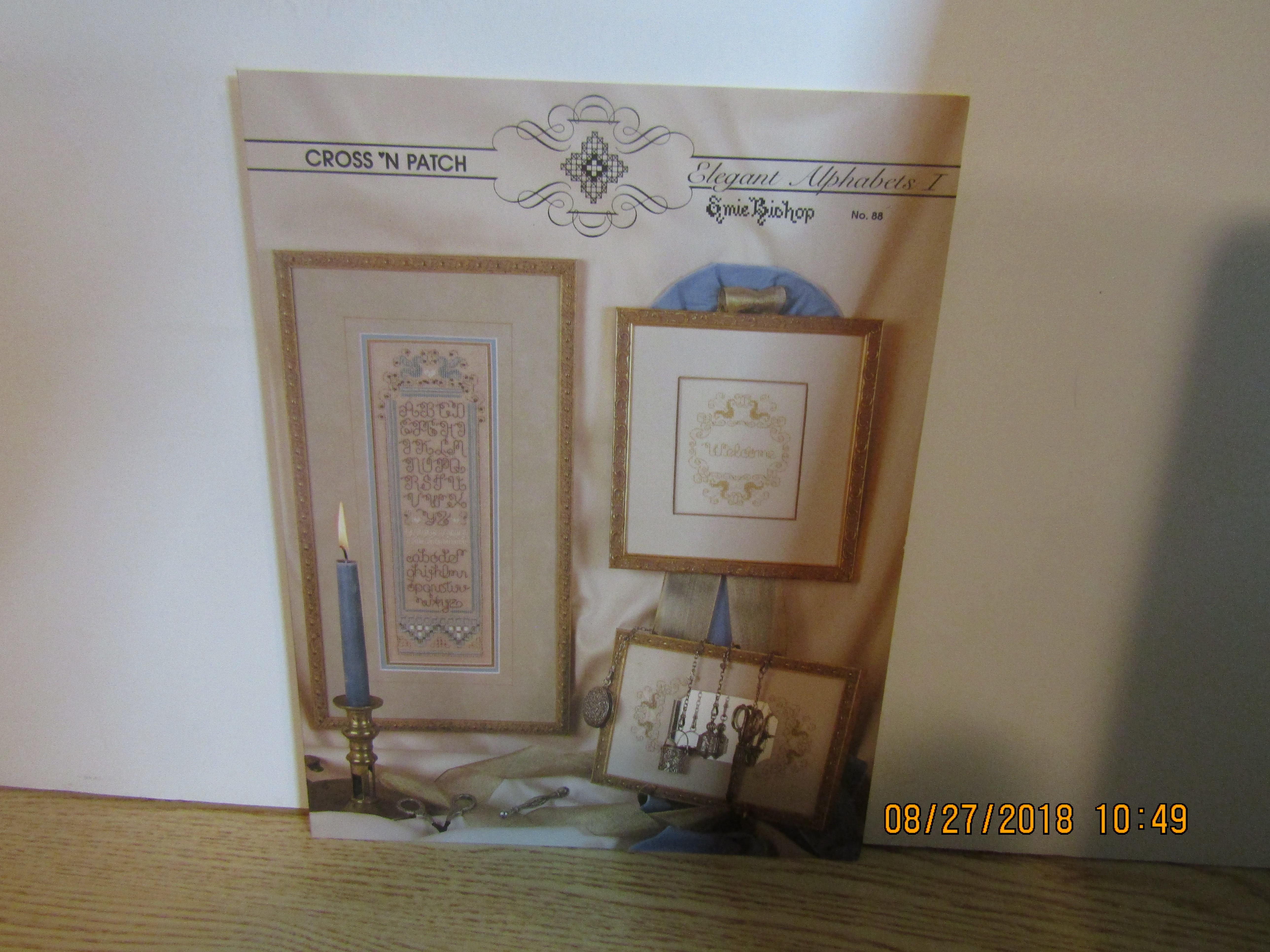 Cross-n-Patch Cross Stitch Elegant Alphabets 1  #88