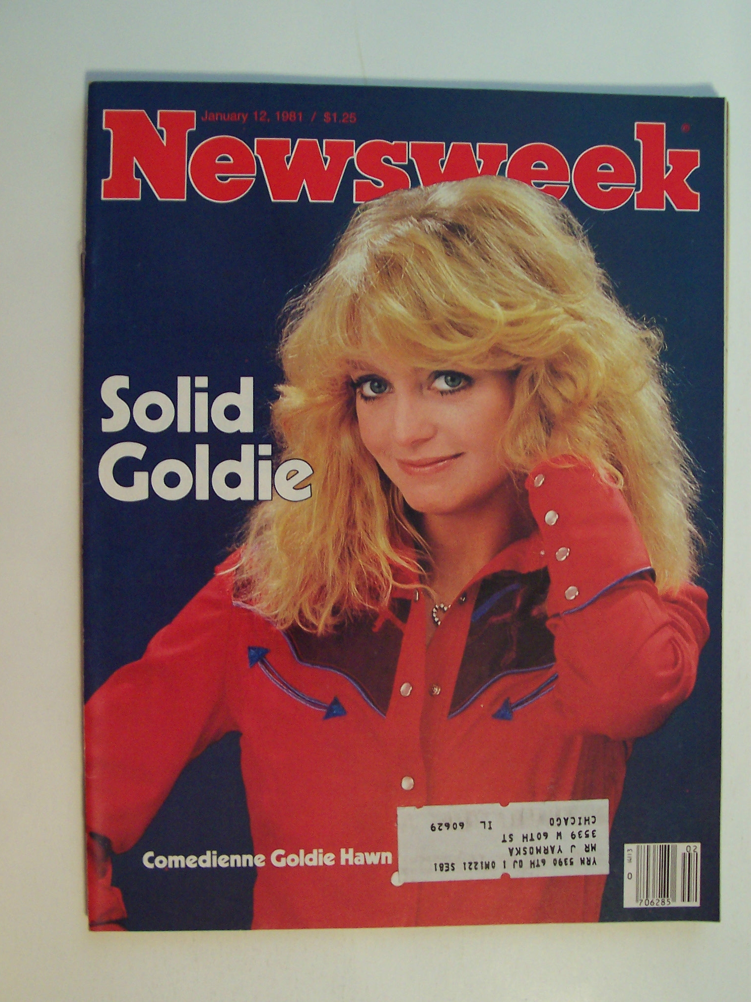 Newsweek Magazine - January 12, 1981 - Goldie Hawn