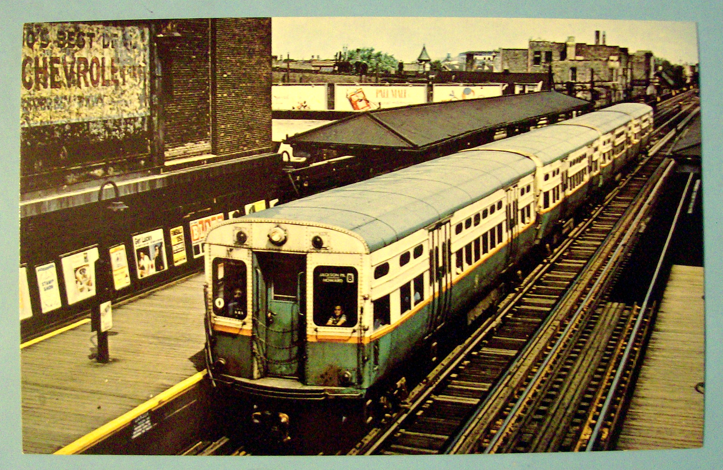 Chicago Transit Authority 6000 Series E Train Postcard
