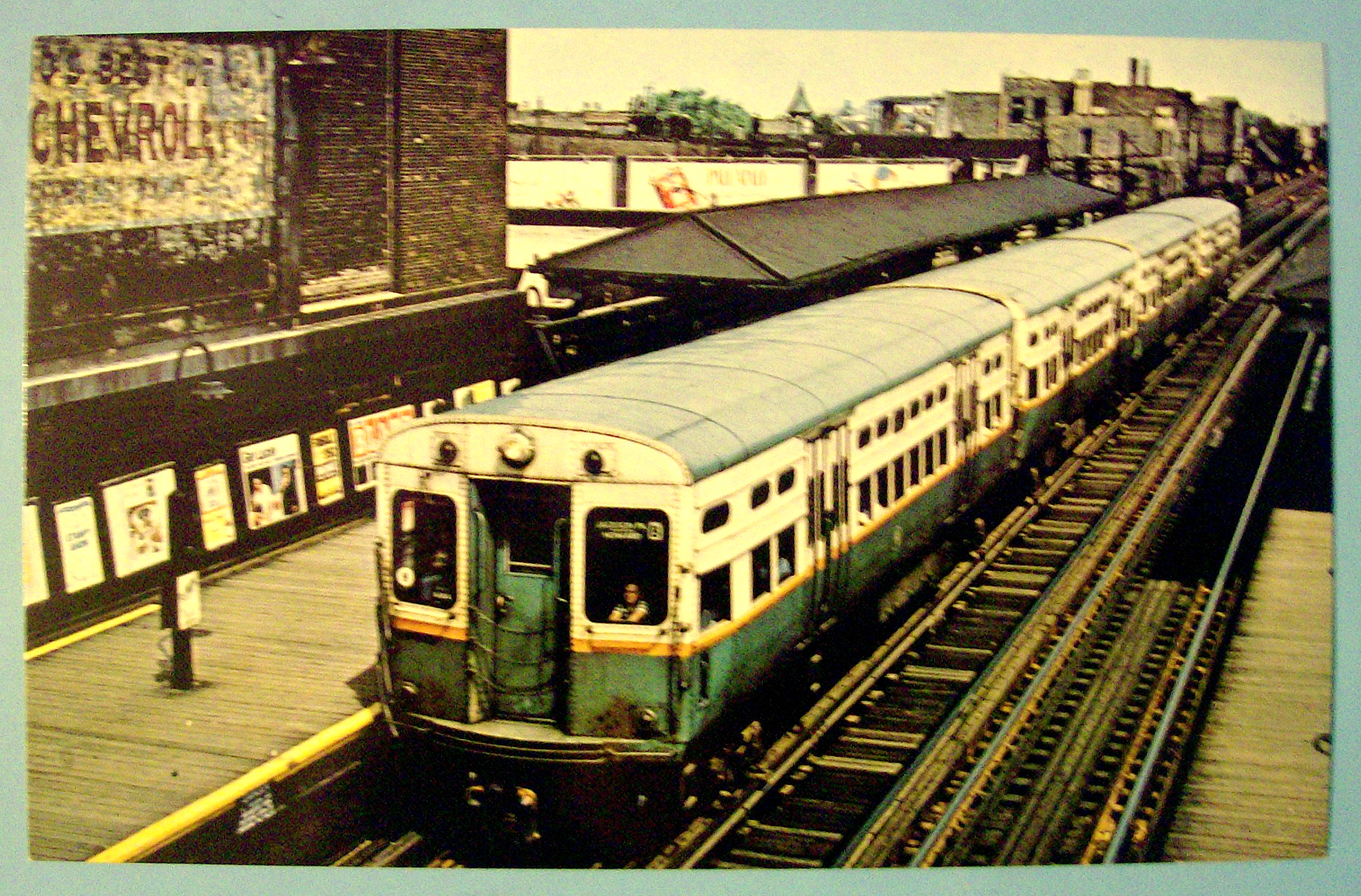 Chicago Transit Authority 6000 Series E Train Postcard