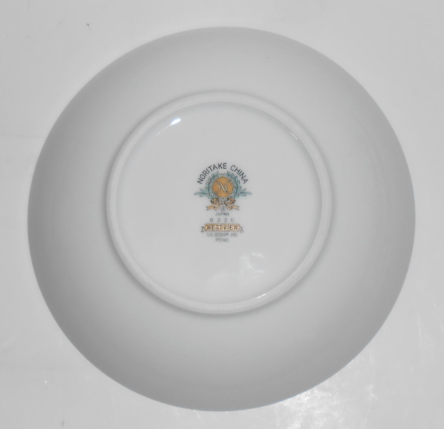 Noritake Porcelain China 6320 Westview w/Platinum Fruit