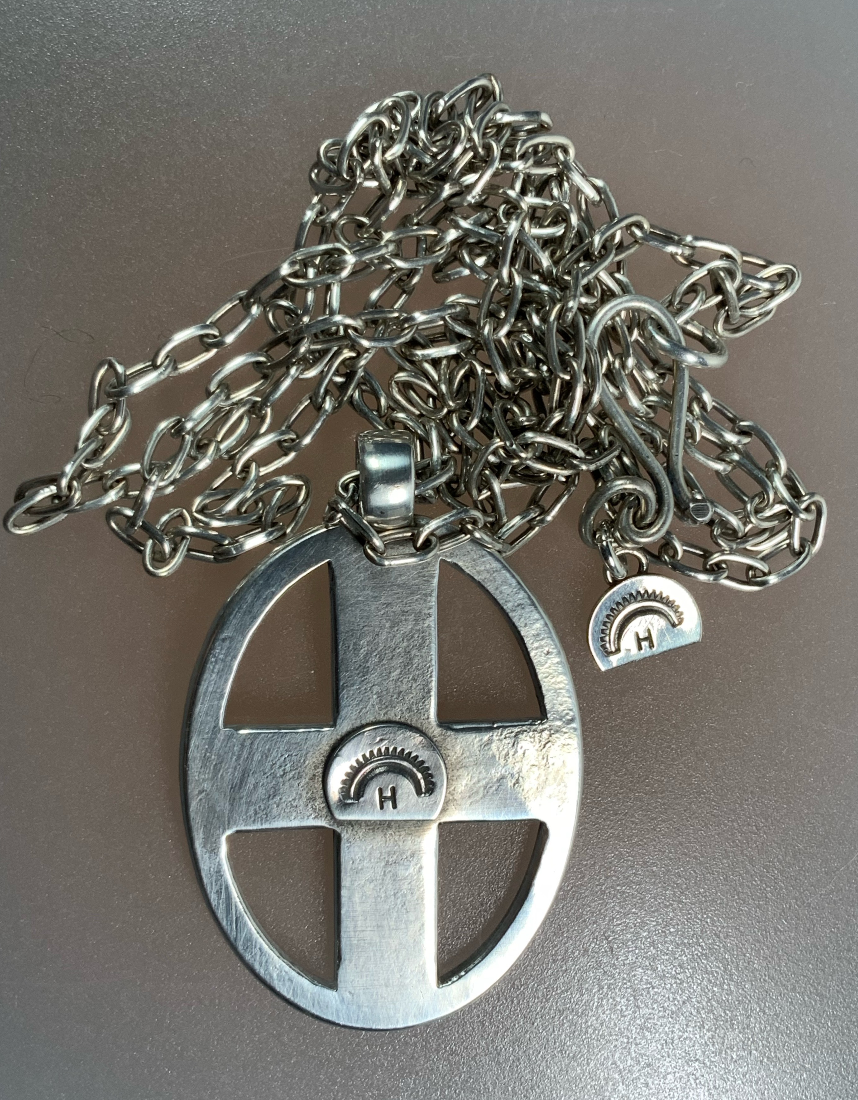 Dennis Hogan Medicine Wheel Sterling Silver Necklace
