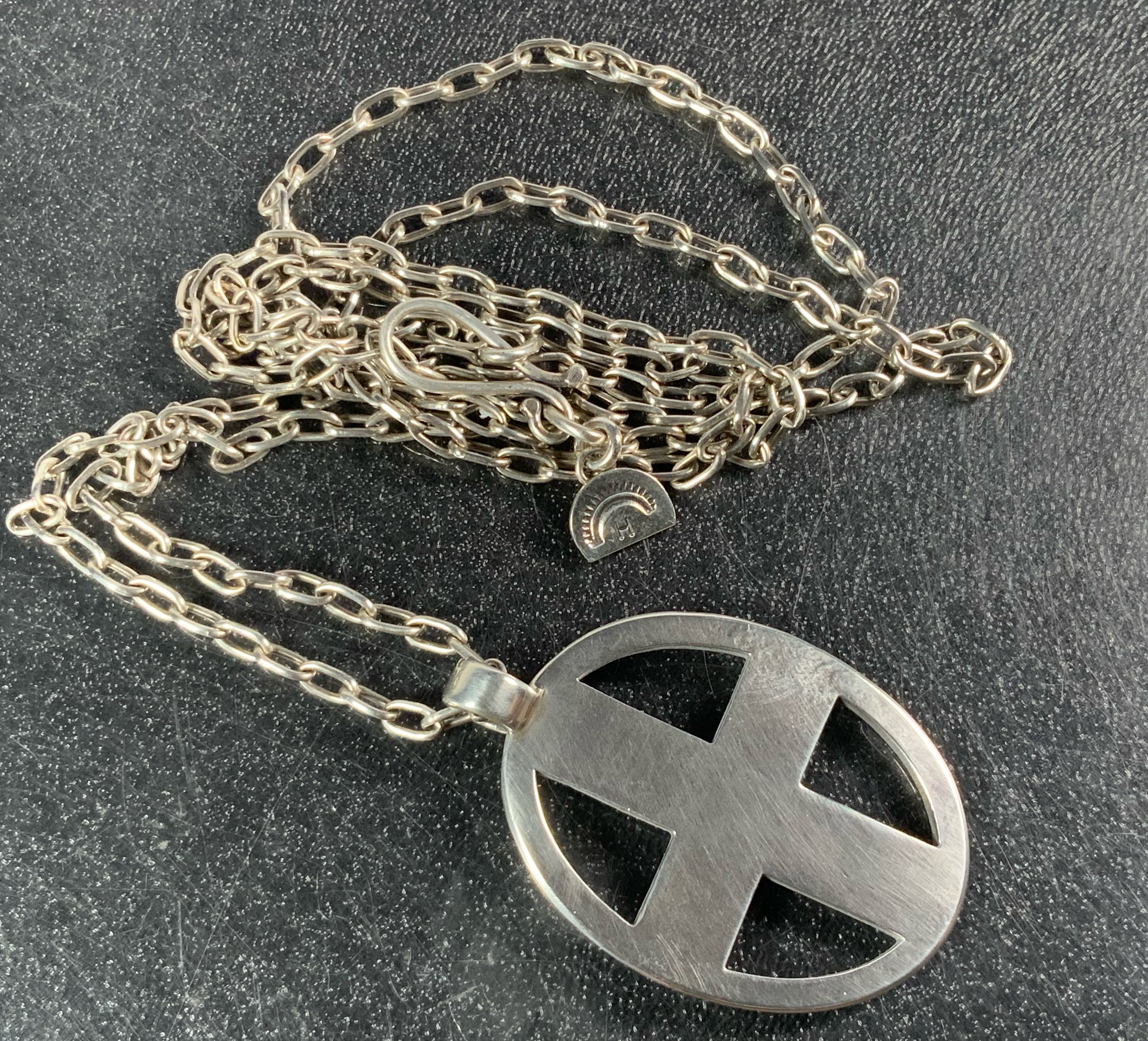 Dennis Hogan Medicine Wheel Sterling Silver Necklace