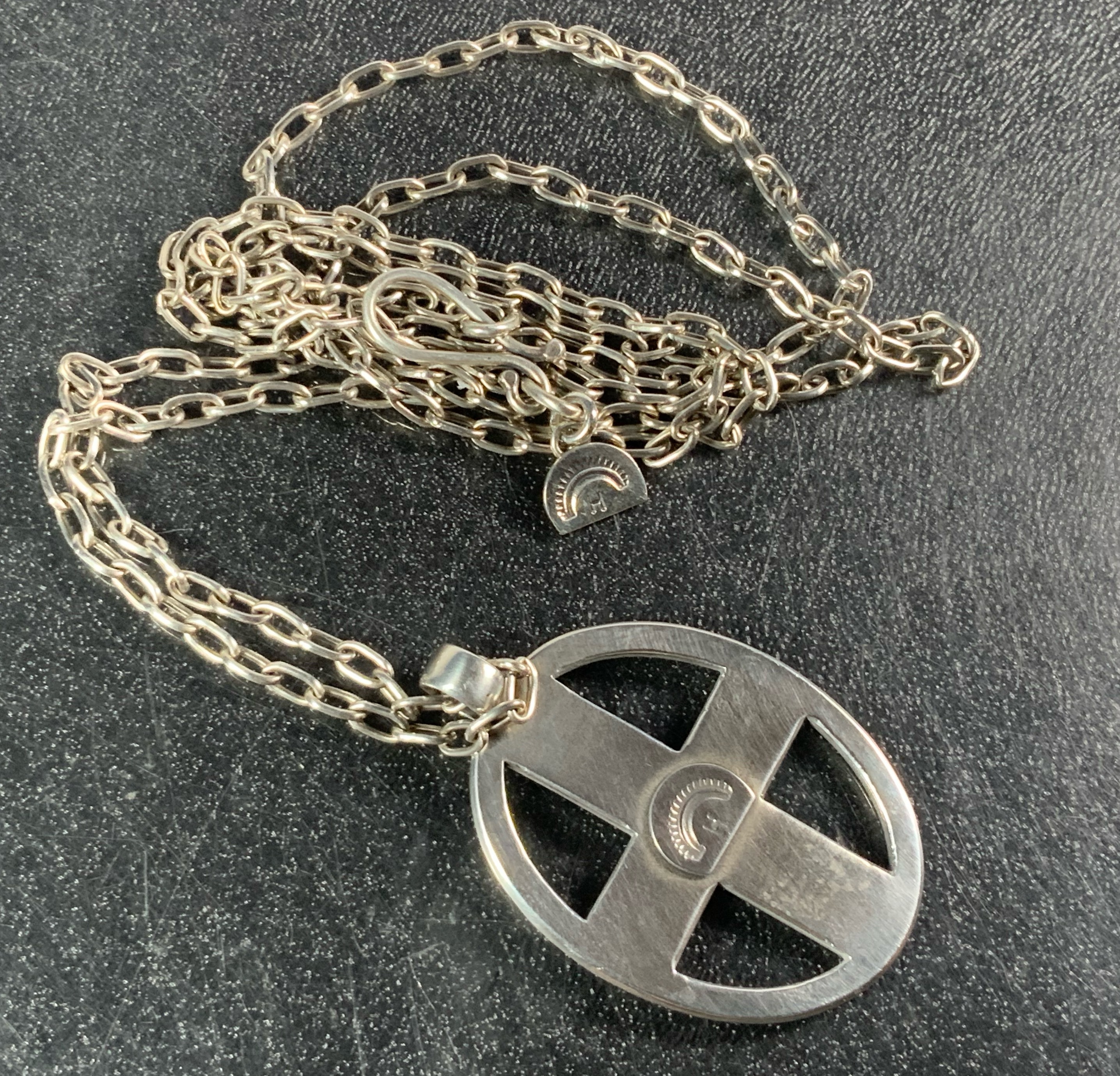 Dennis Hogan Medicine Wheel Sterling Silver Necklace
