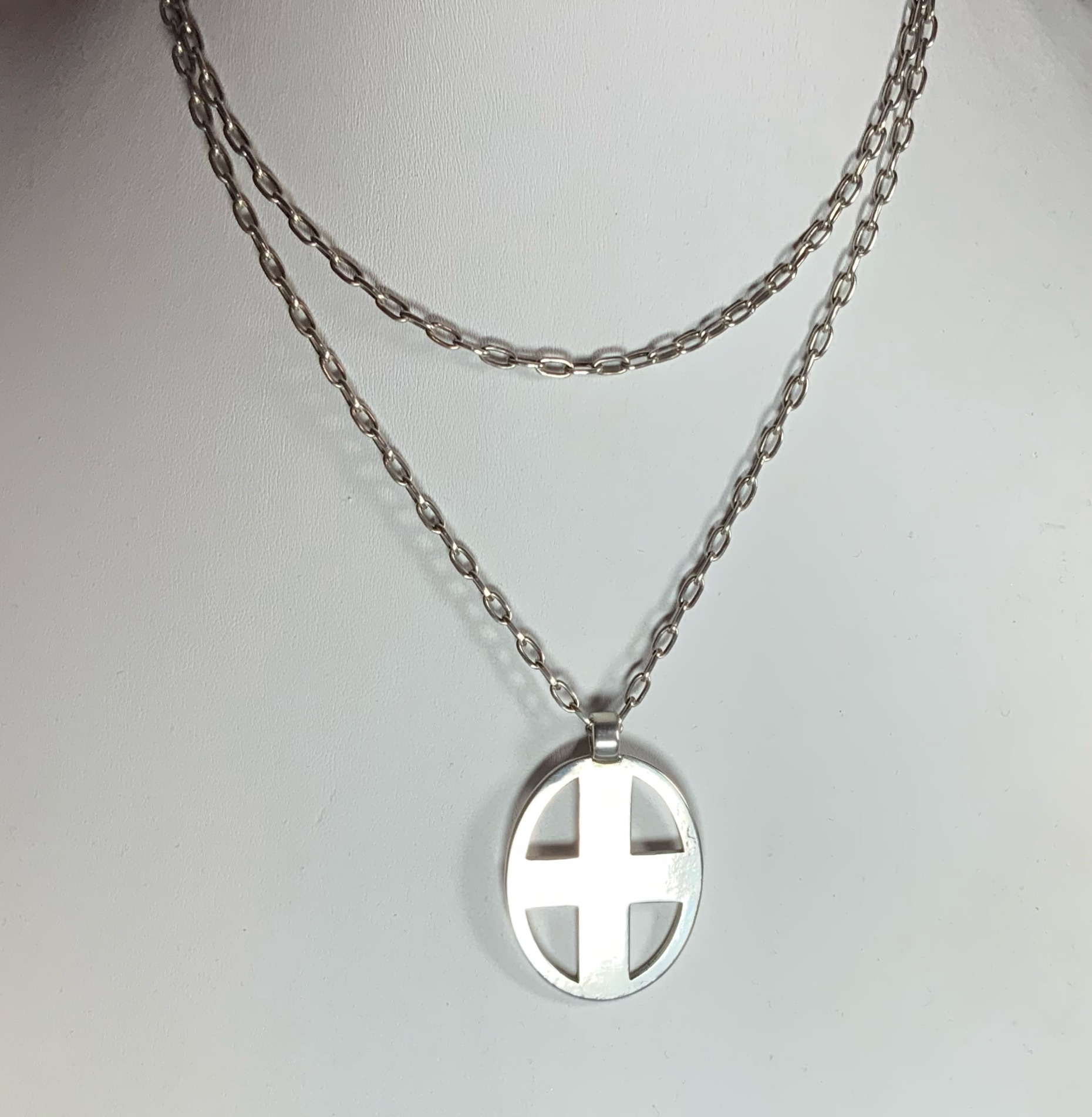 Dennis Hogan Medicine Wheel Sterling Silver Necklace