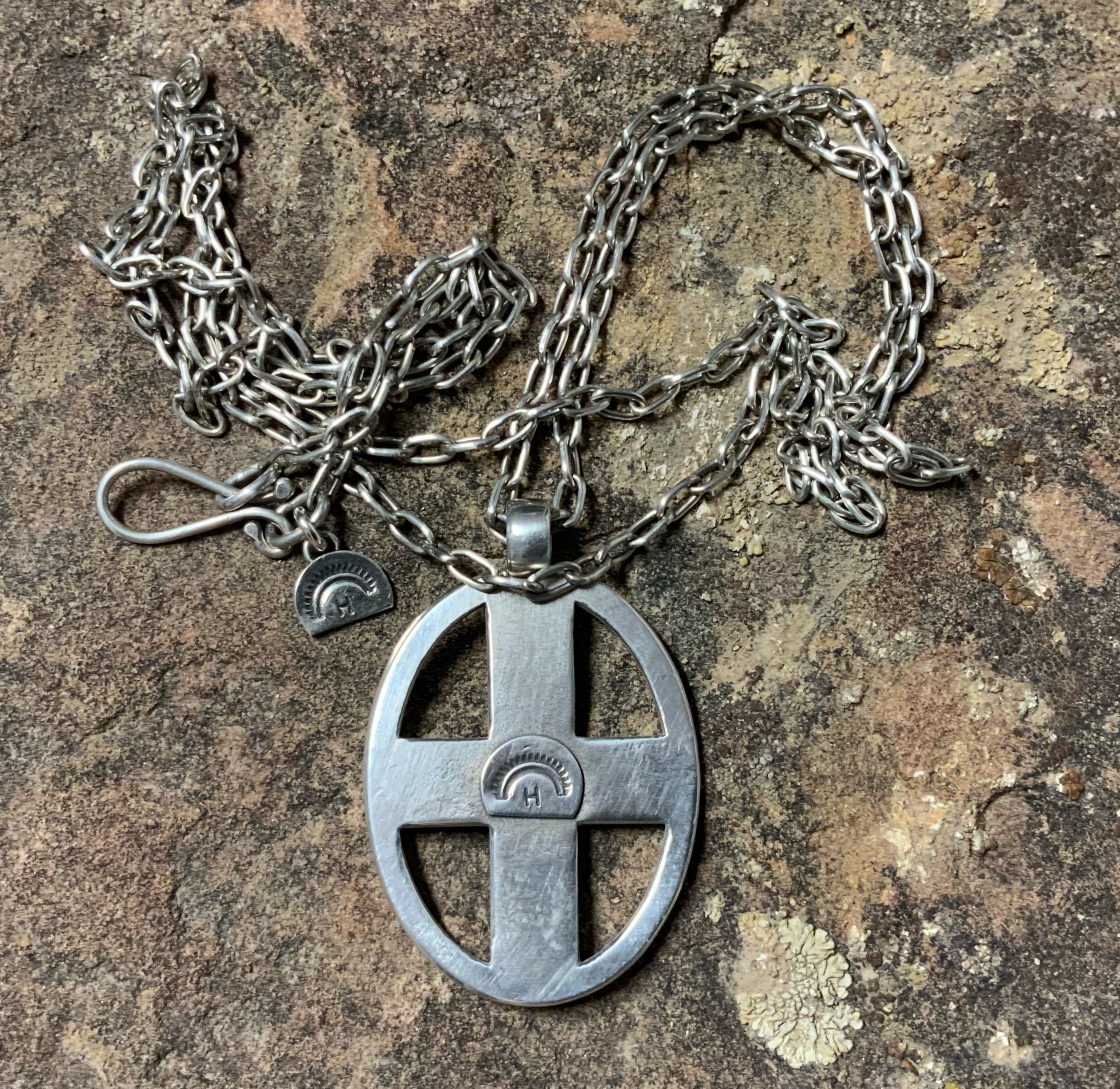 Dennis Hogan Medicine Wheel Sterling Silver Necklace