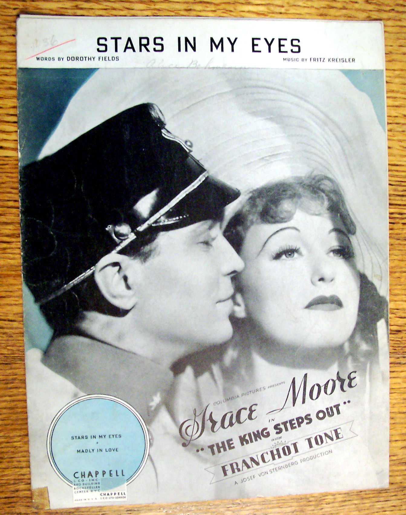 Sheet Music For 1936 Stars In My Eyes