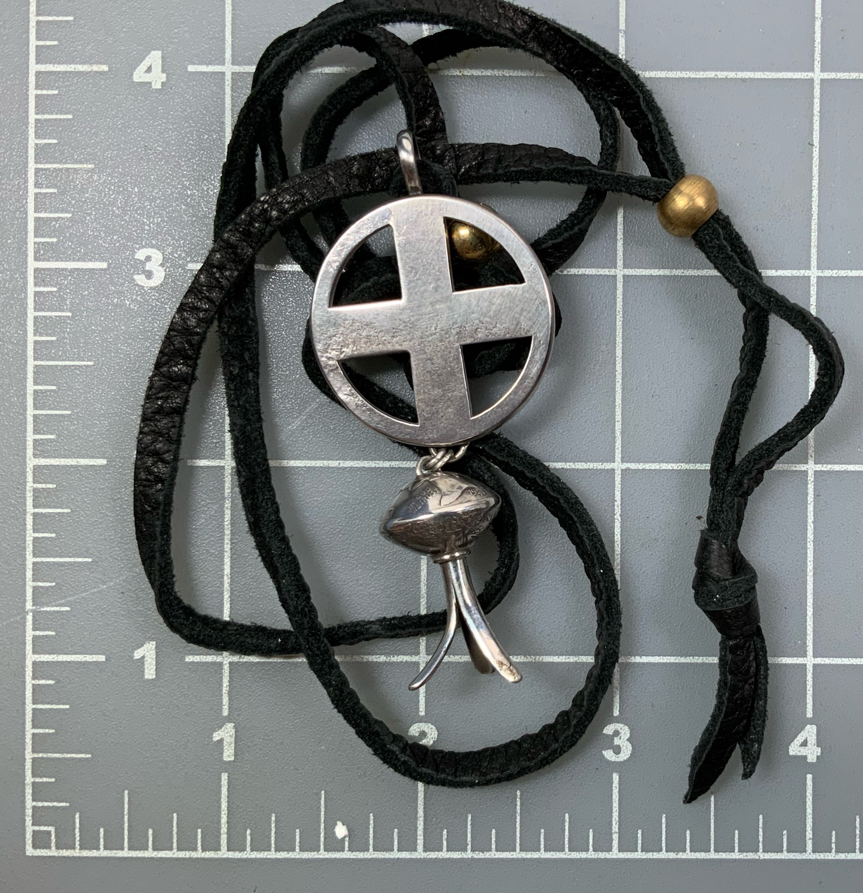 Dennis Hogan Sterling Silver Medicine Wheel Blossom Nec